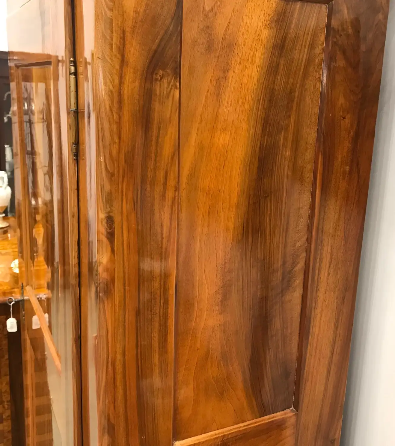 Biedermeier Walnut Armoire, 1820-30 - Image 3