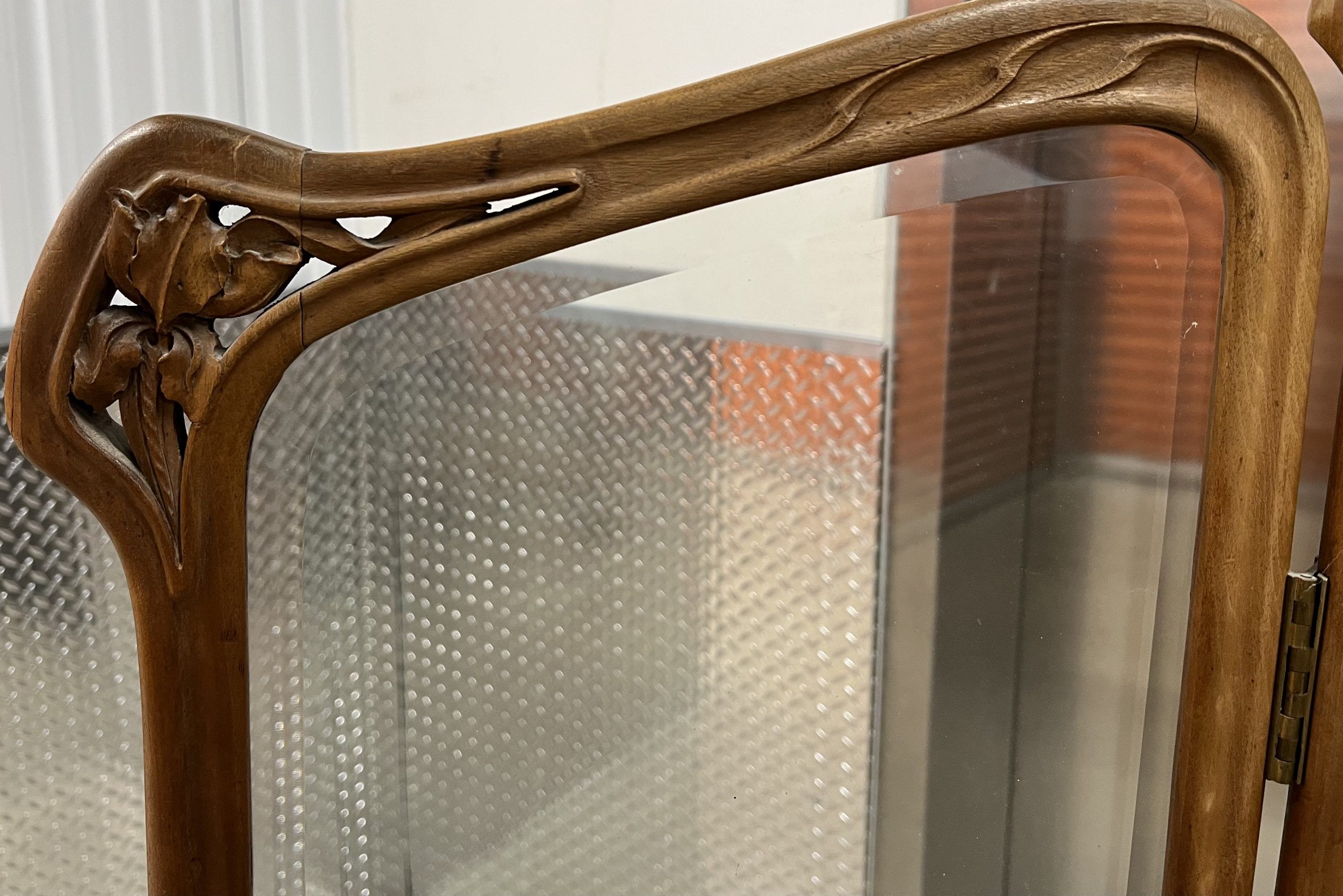 Art Nouveau Dressing Screen, Belgium 1910 - Image 5