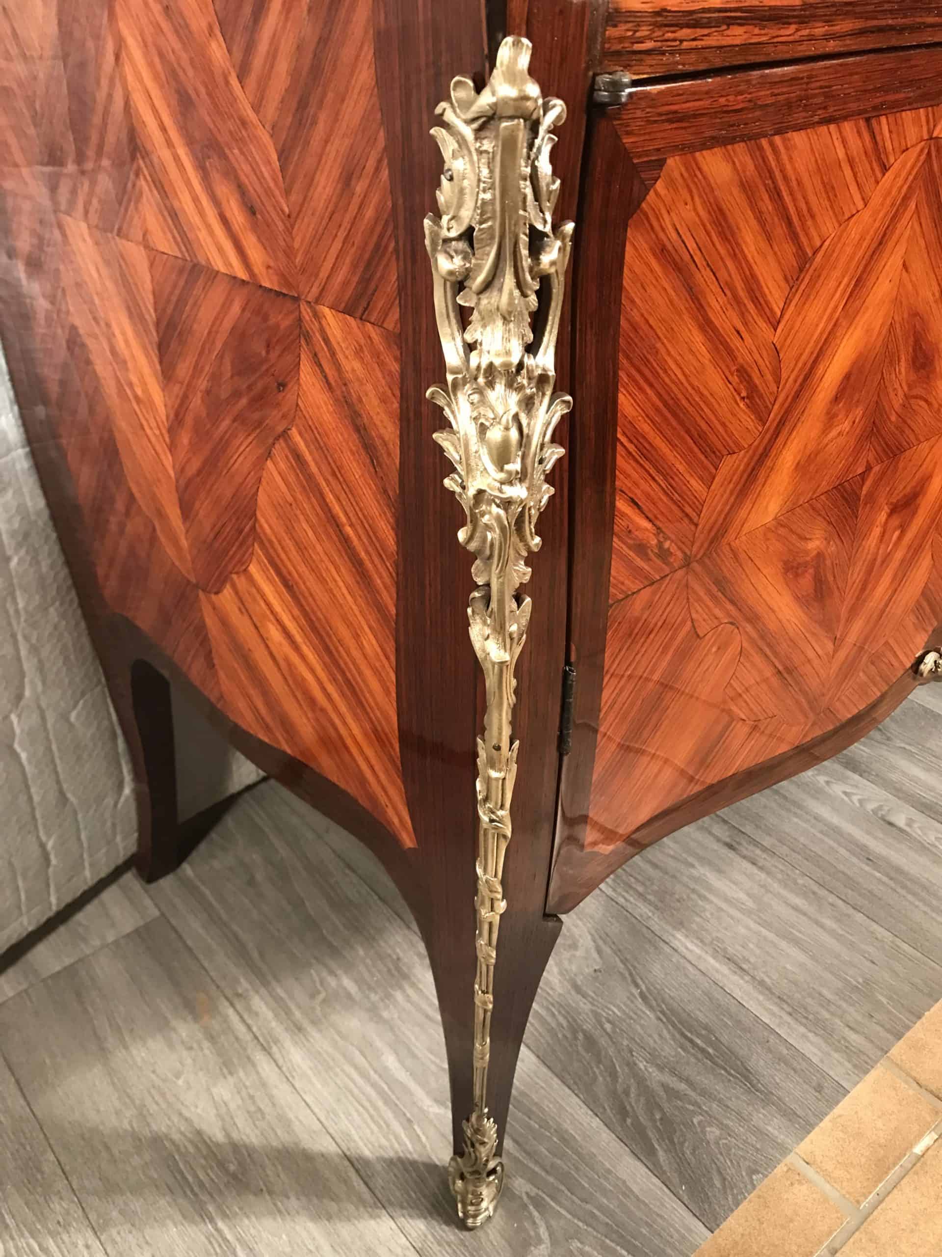 French Louis XV Secretary Desk, 18th century, Antique - Image 8