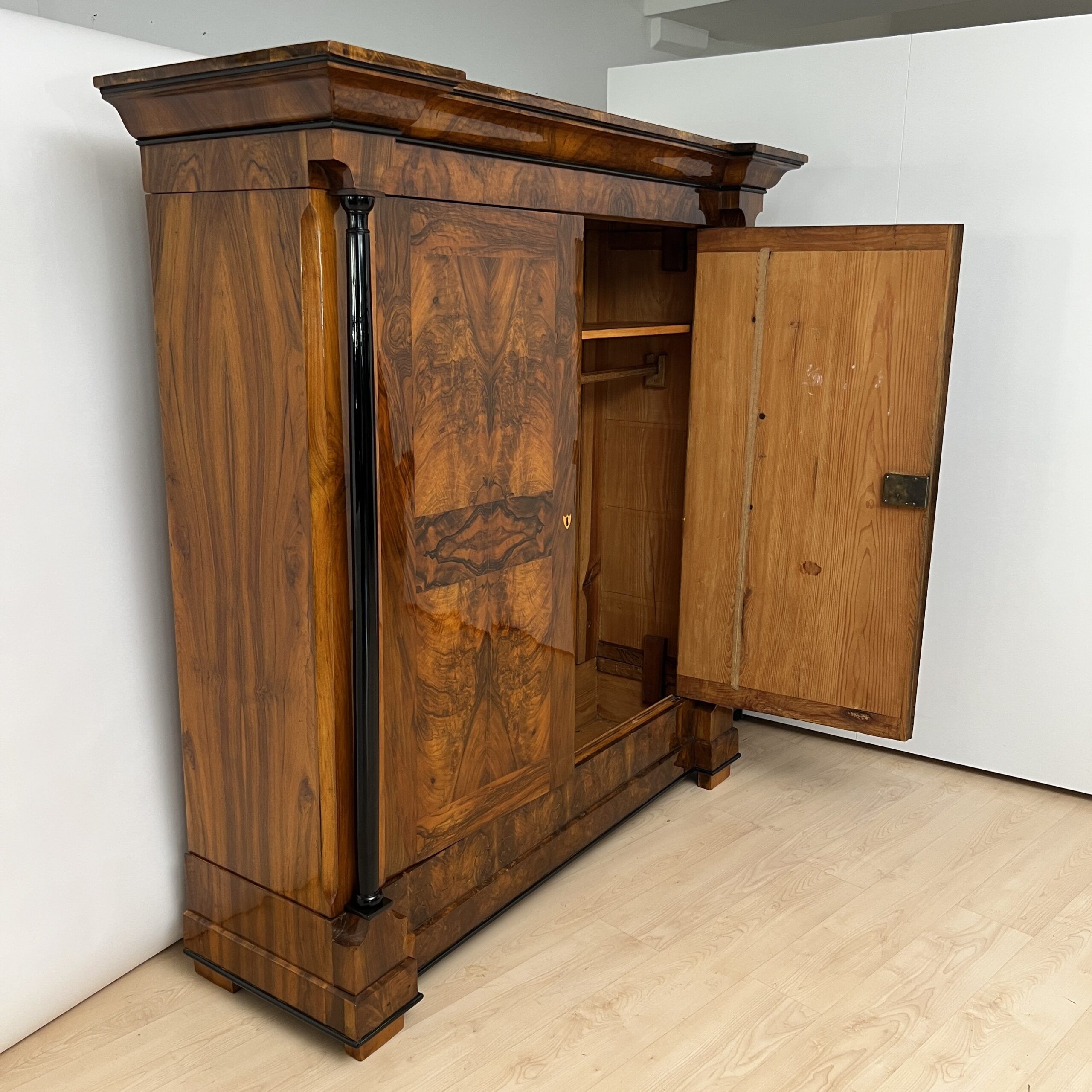 Original Biedermeier Armoire, South Germany circa 1820 - Image 11