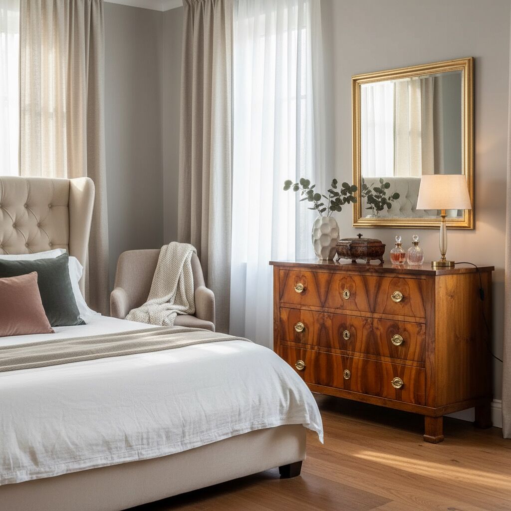 Biedermeier Walnut Chest of Drawers, 1820 - Image 2