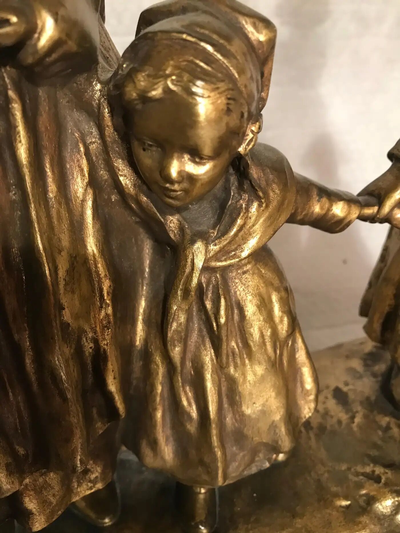 Joseph D’Aste, Bronze Sculpture, “Fête Au Village” - Image 7