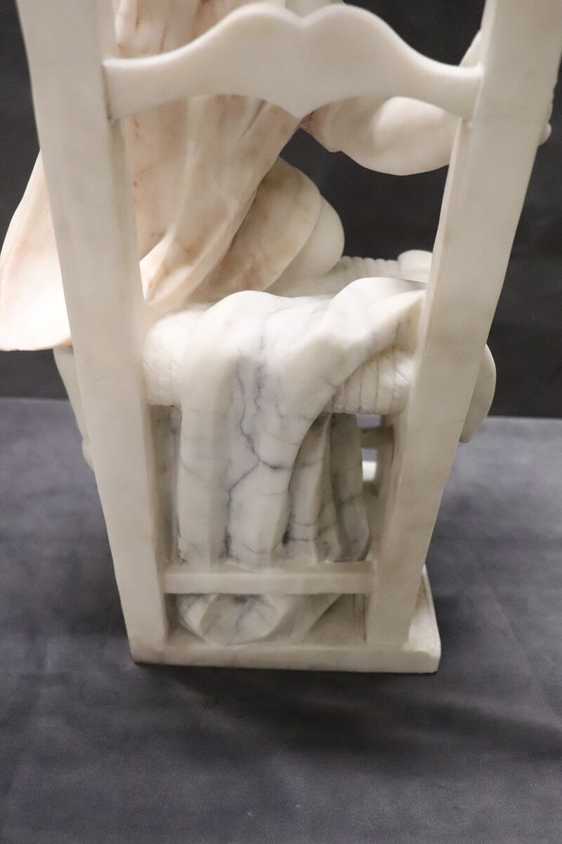Marble Sculpture by Adolfo Cipriani, 19th Century - Image 12