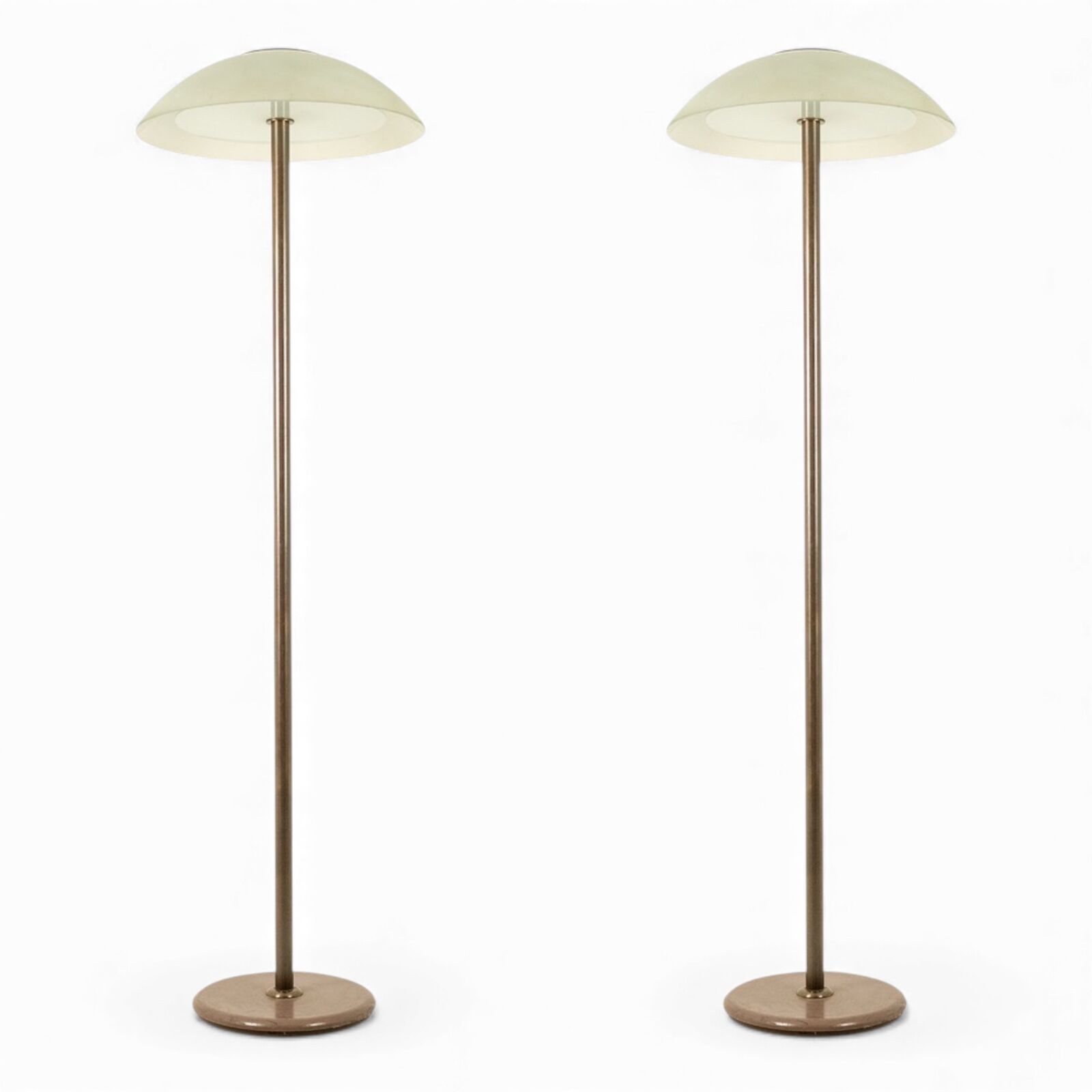 Pair of Art Deco-Style Floor Lamps by Andrée Putman. Circa 1980
