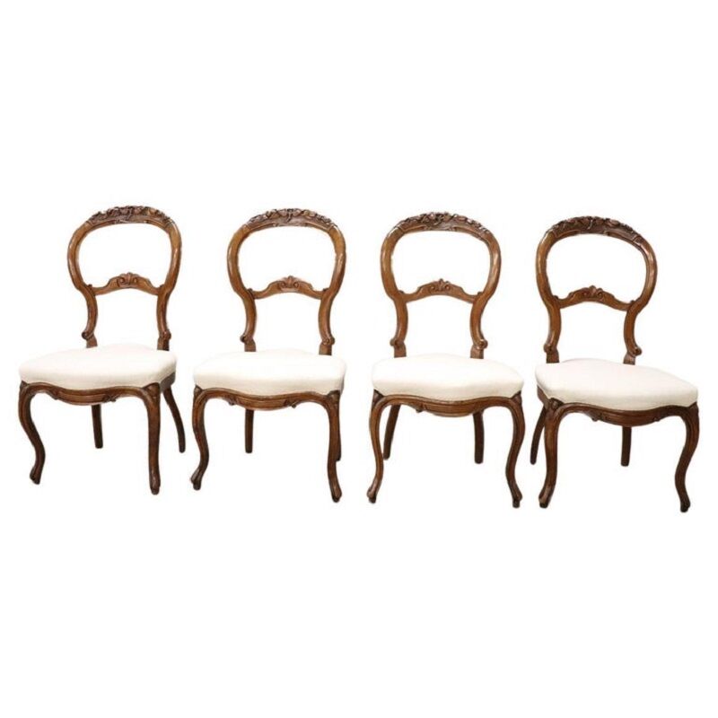 Louis Philippe Four Chairs - Styylish