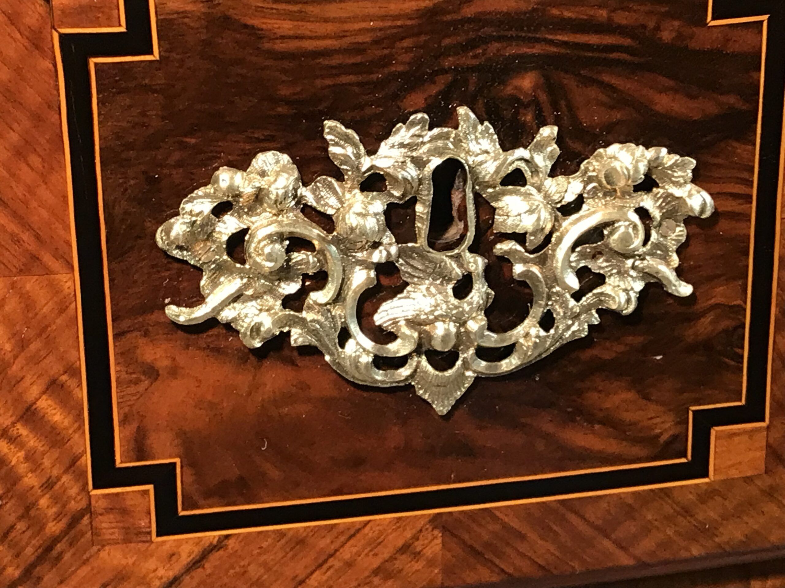 Louis XVI Secretary Desk - drawer detail - Styylish