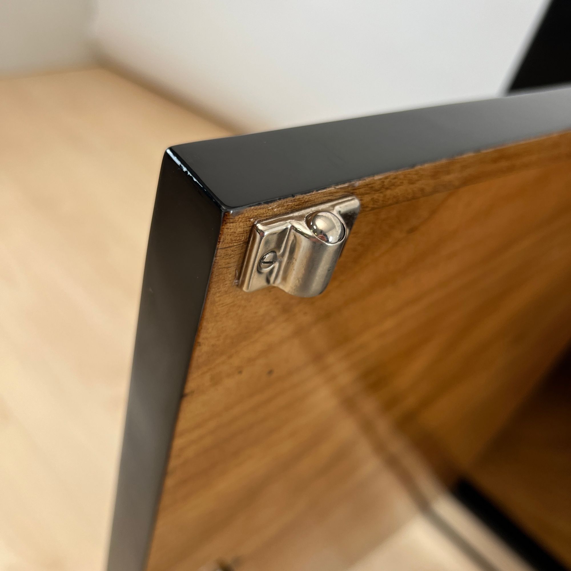 Art Deco Lowboard, Black Lacquer, France circa 1930 - Image 11