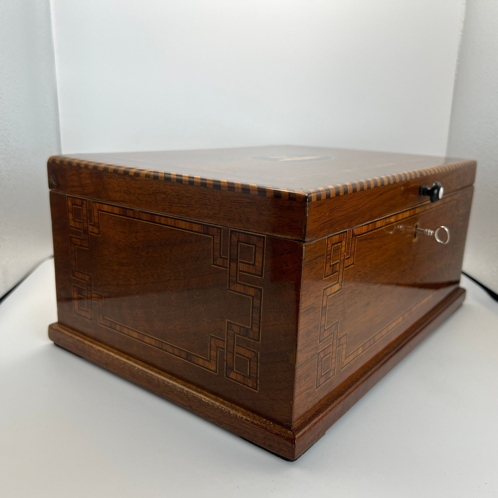 Large Biedermeier Casket Box, South Germany circa 1850 - Image 14