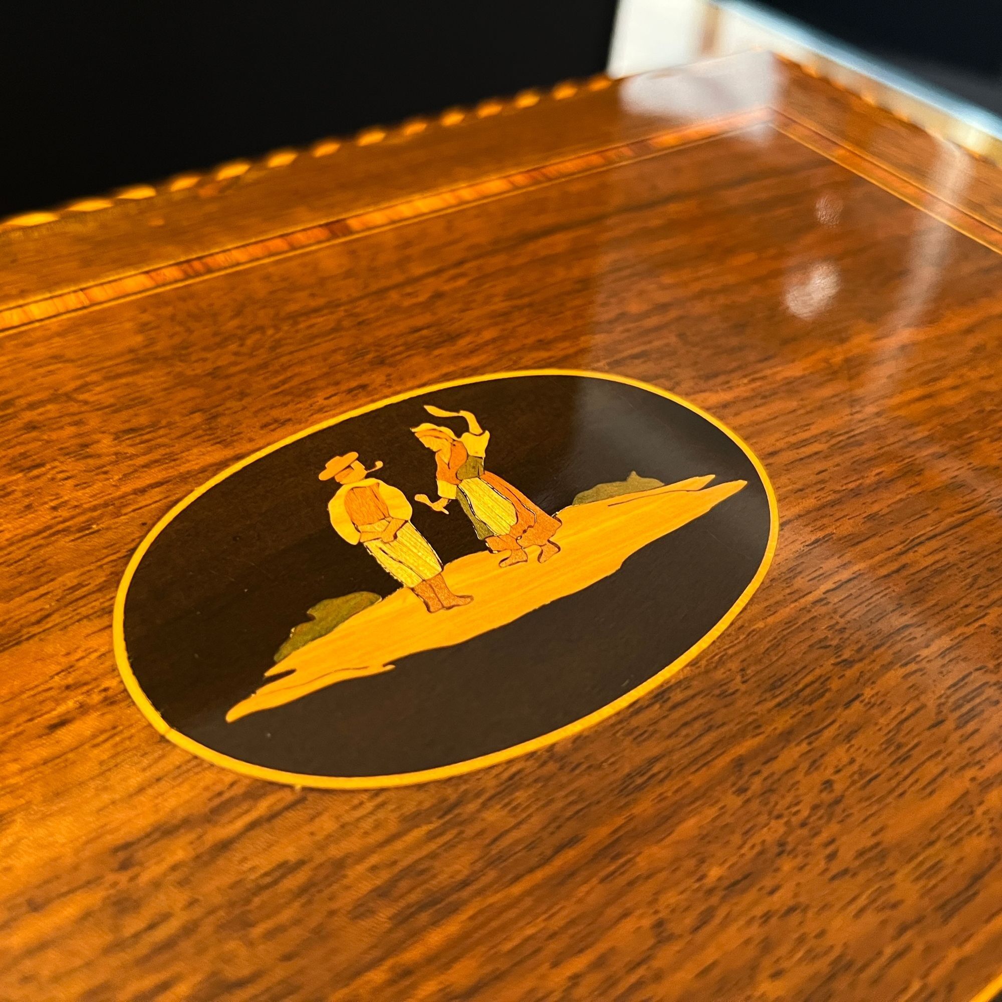 Large Biedermeier Casket Box, South Germany circa 1850 - Image 3