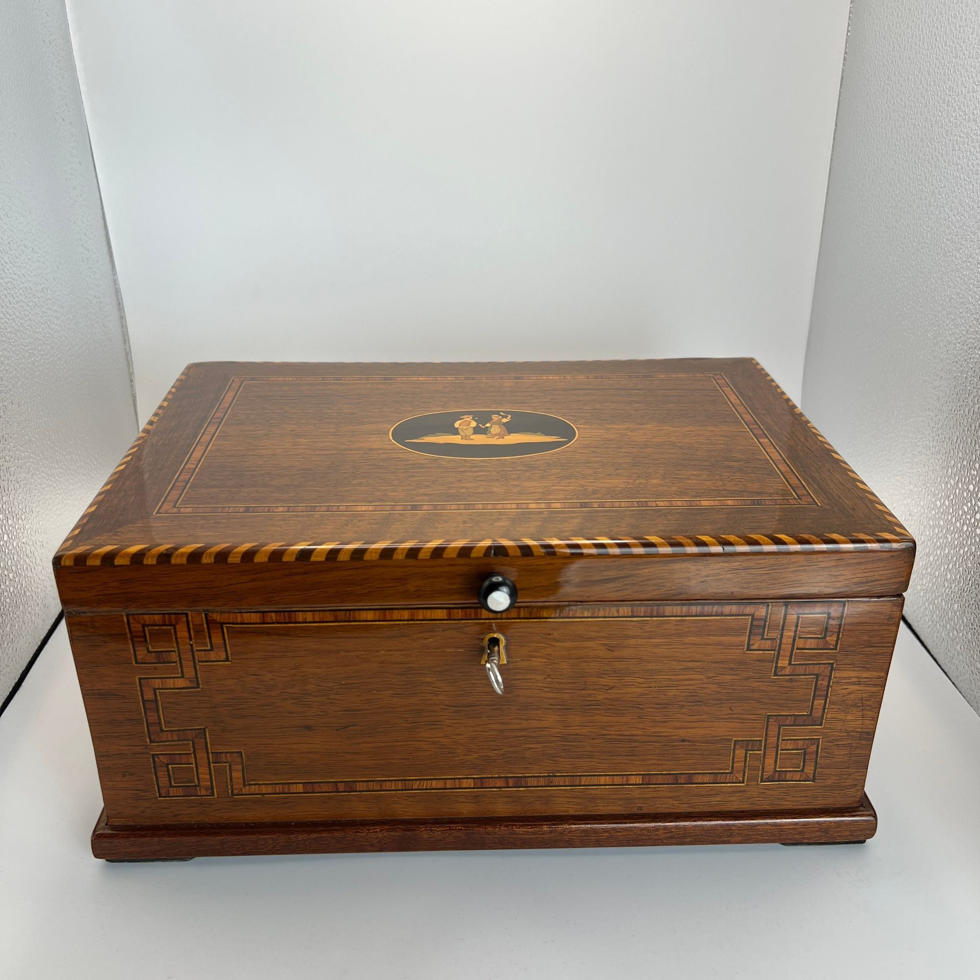 Large Biedermeier Casket Box, South Germany circa 1850 - Image 6