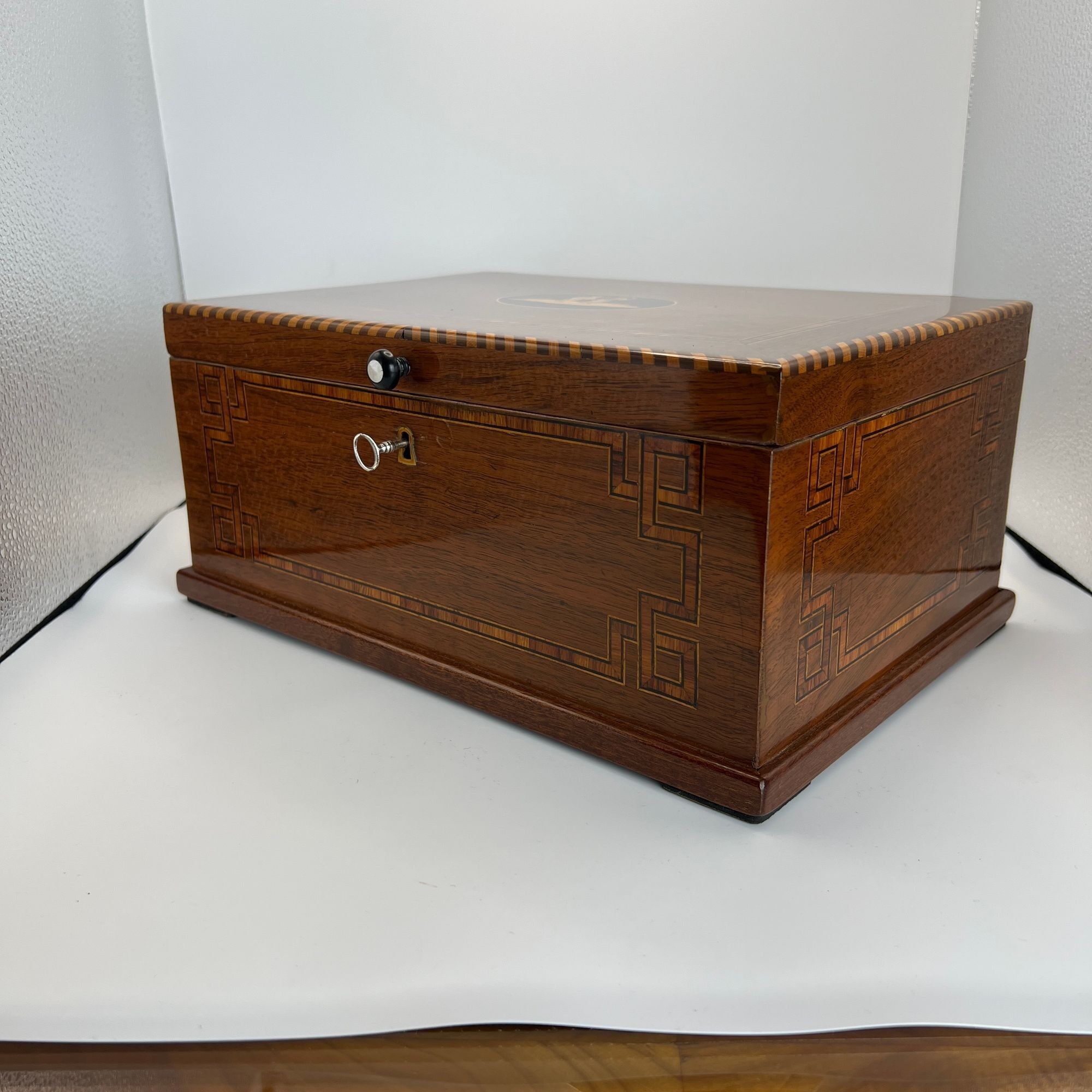 Large Biedermeier Casket Box, South Germany circa 1850 - Image 7
