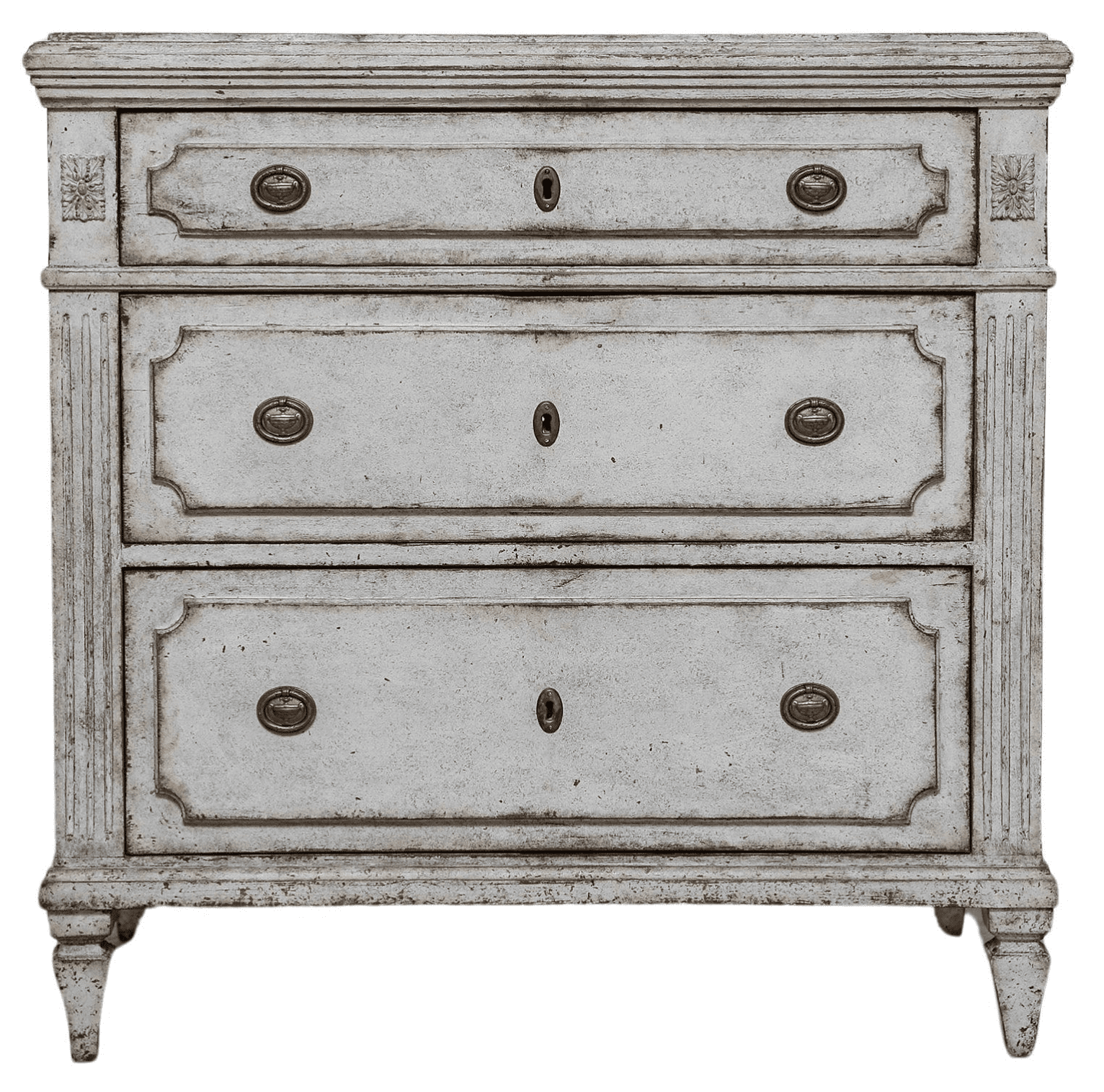 Gustavian Painted chest of Drawers - Styylish