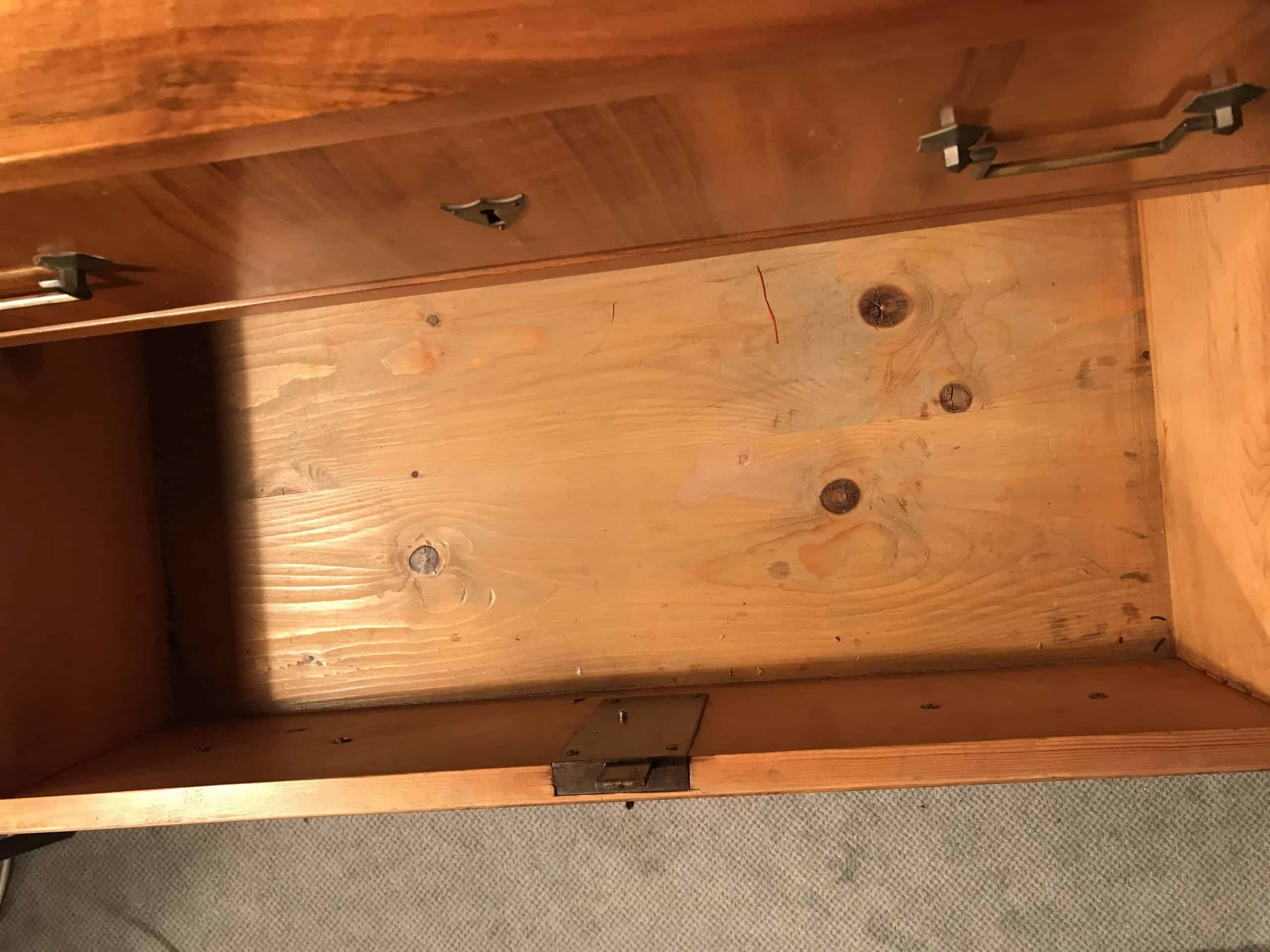 Antique Secretary Desk, South German Biedermeier 1820-30 - Image 8