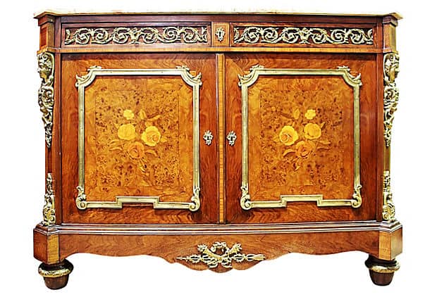 French Marquetry Buffet Server, second half of 19th century - Image 2