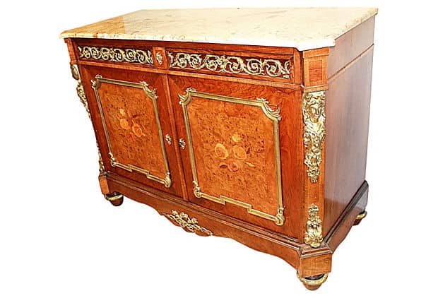 French Marquetry Buffet Server, second half of 19th century - Image 6