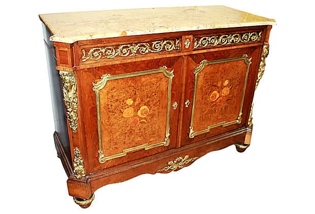 French Marquetry Buffet Server, second half of 19th century - Image 5