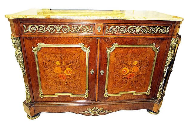 French Marquetry Buffet Server, second half of 19th century - Image 3