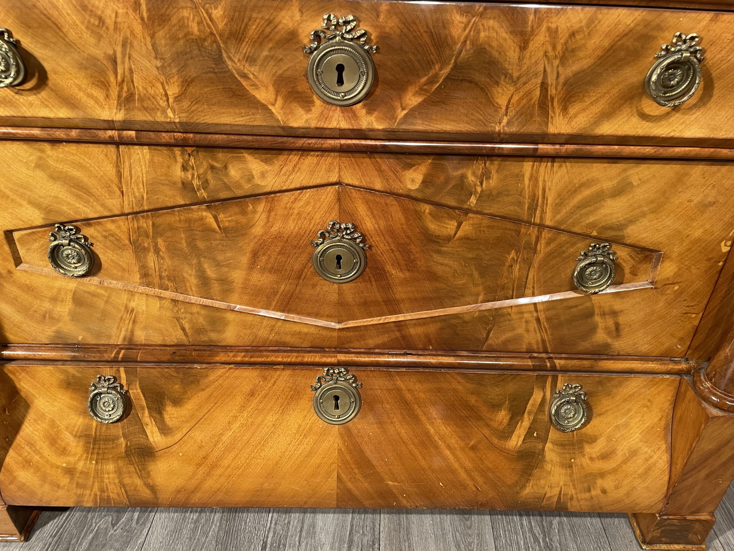 Biedermeier Secretary Desk- lower part with drawers- styylish