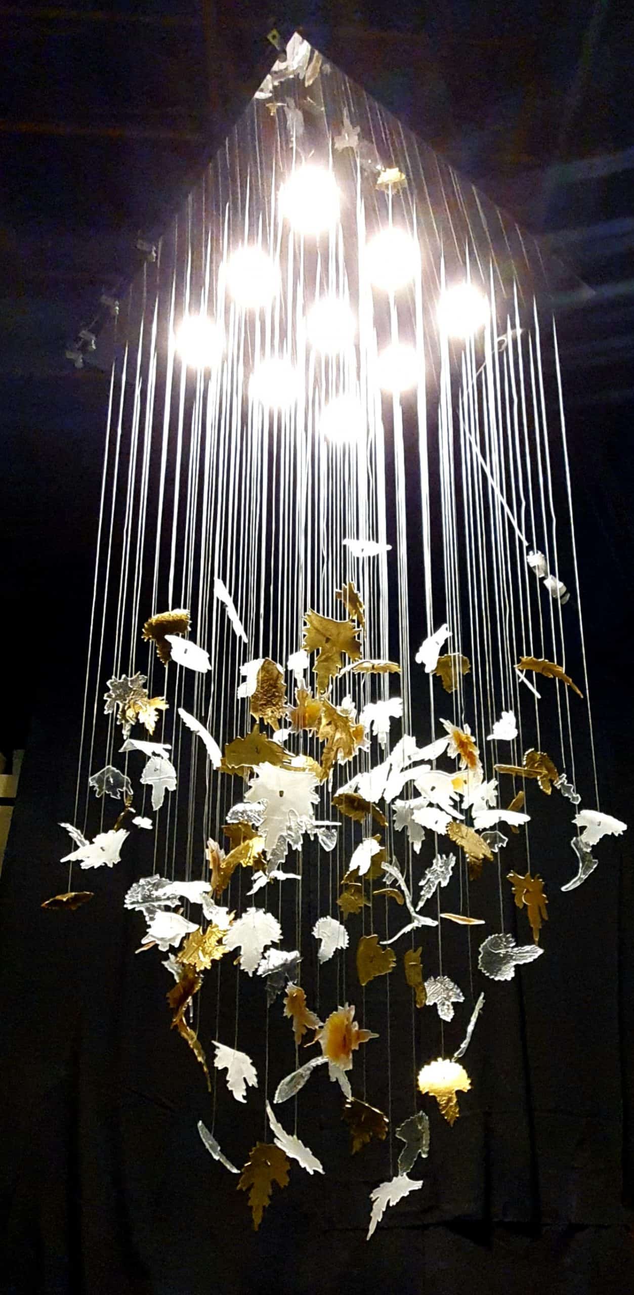 Autumn Chandelier, Handmade - Image 5