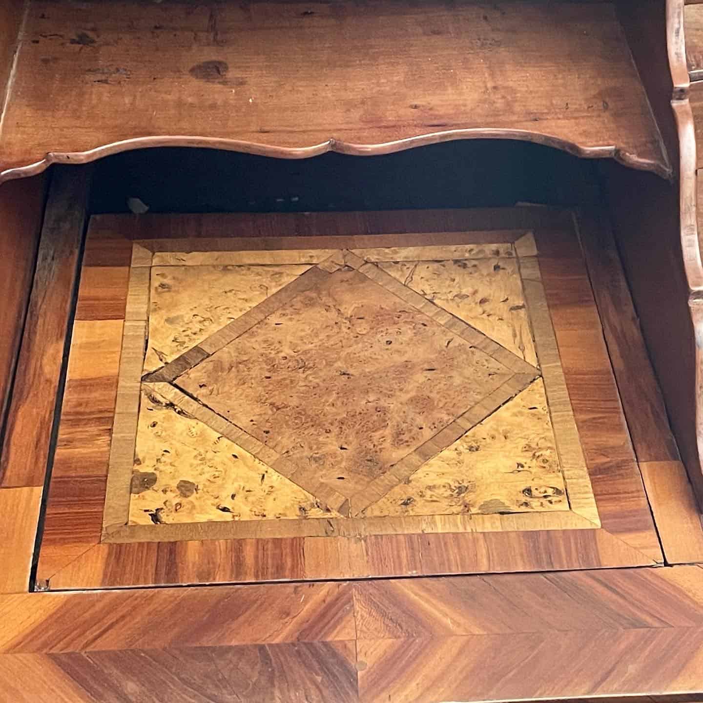 Antique Louis XV Secretary Desk, France 1760 - Image 8