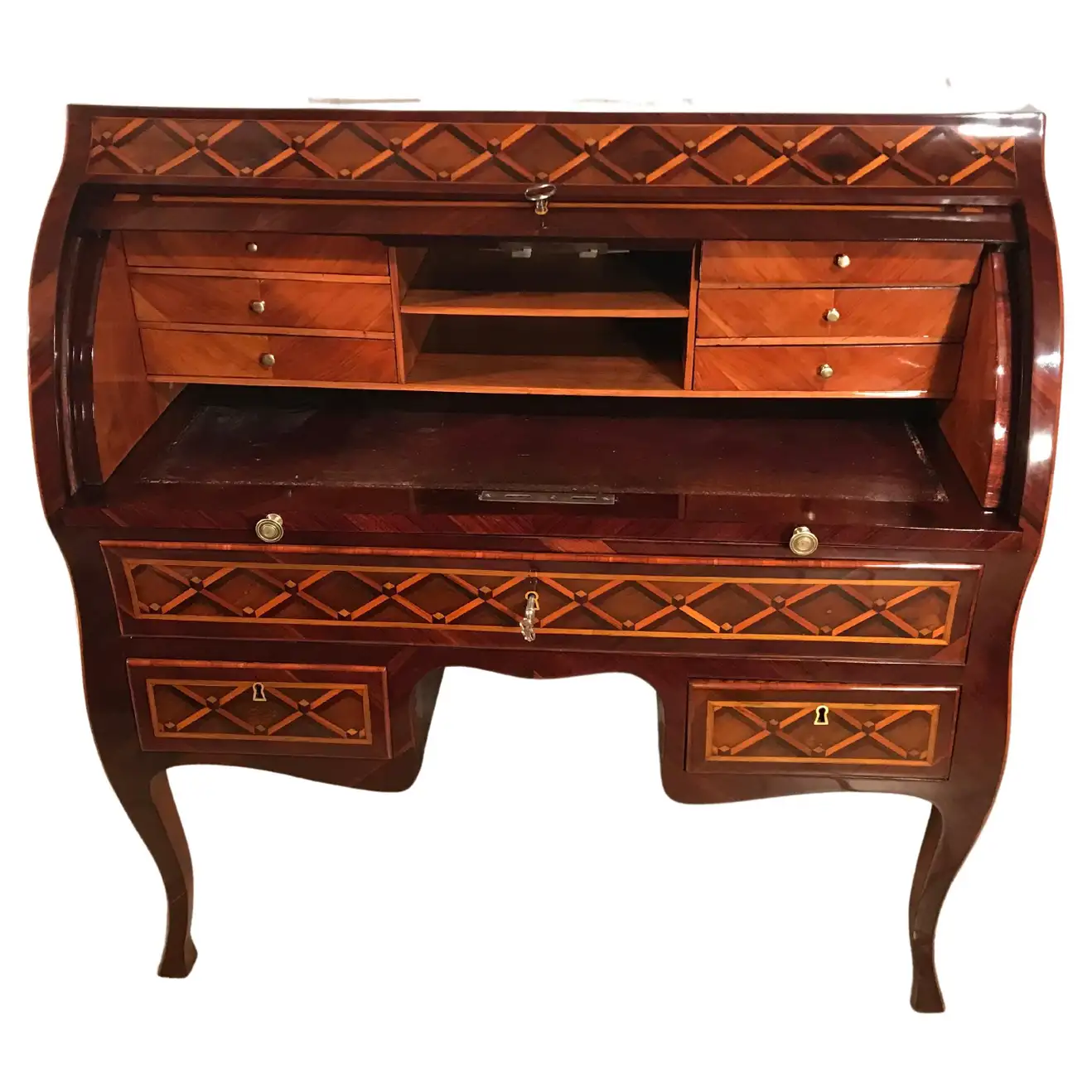 Antique Louis XVI Cylinder Desk, France 1780 - Image 3