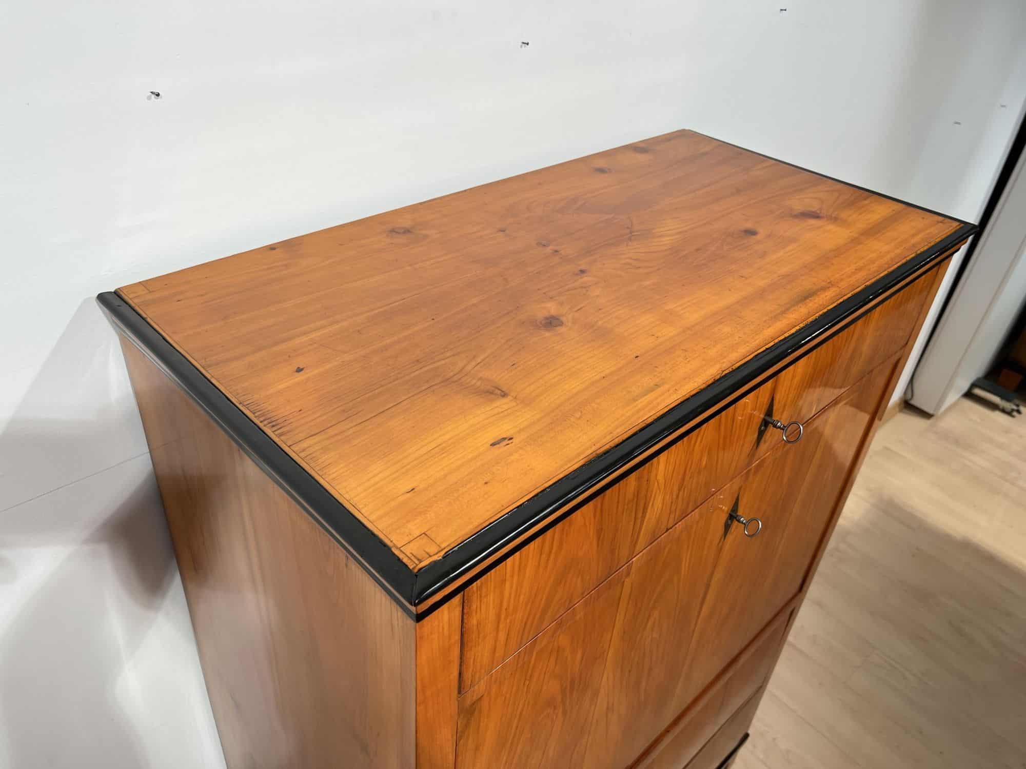 Early Biedermeier Secretaire - Top Plate - Styylish