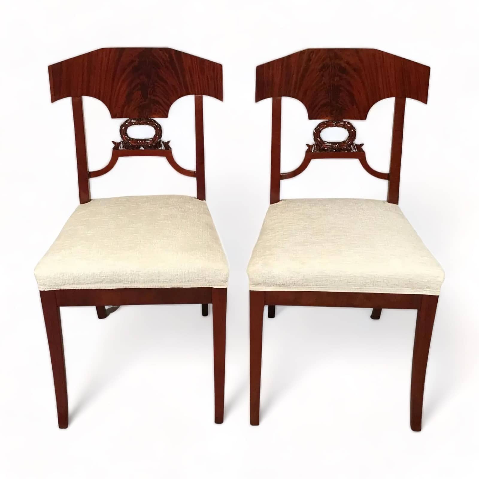 Pair of Swedish Biedermeier Side Chairs- Styylish