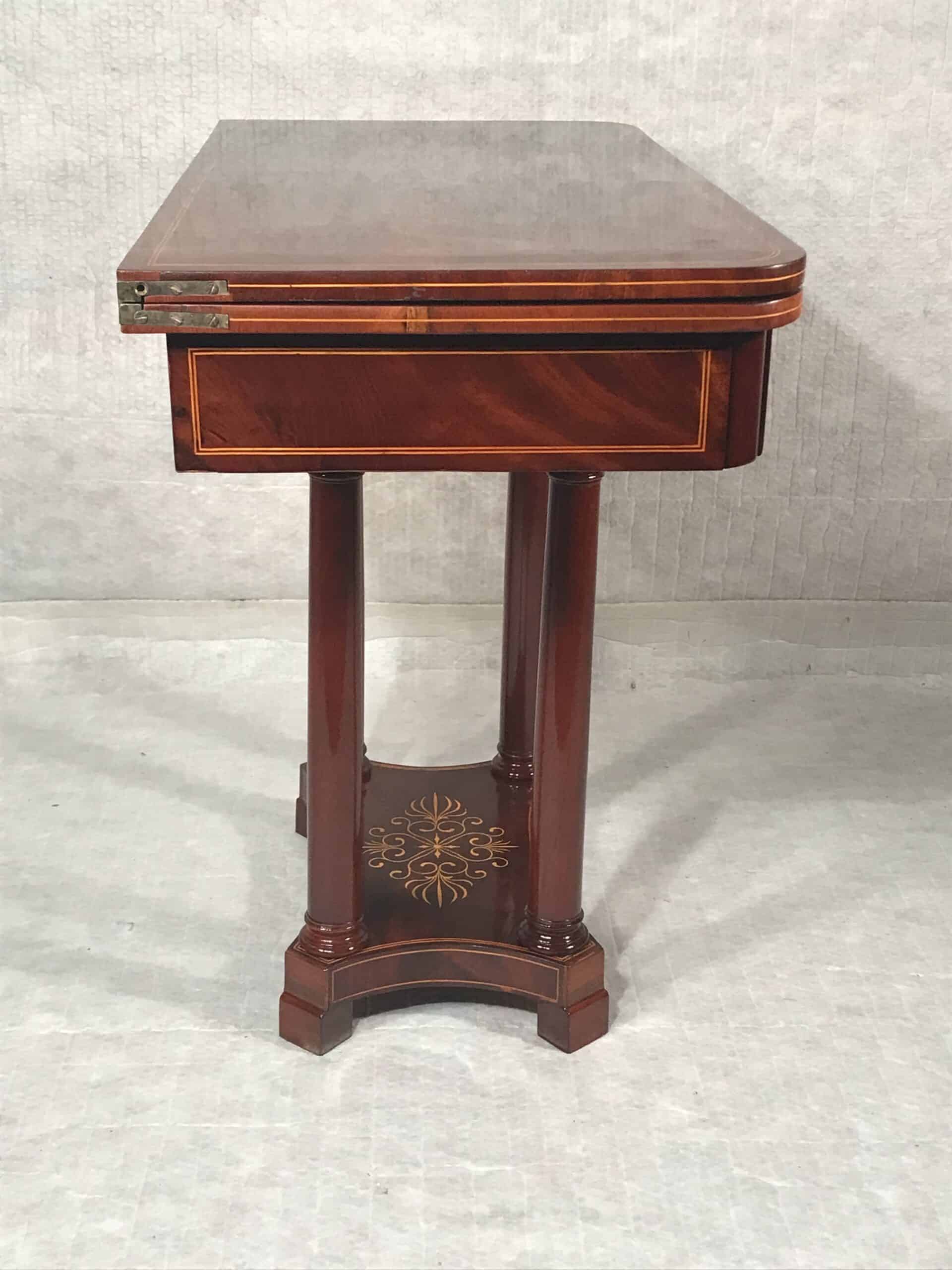 French Restoration Game Table, 1830 - Image 7