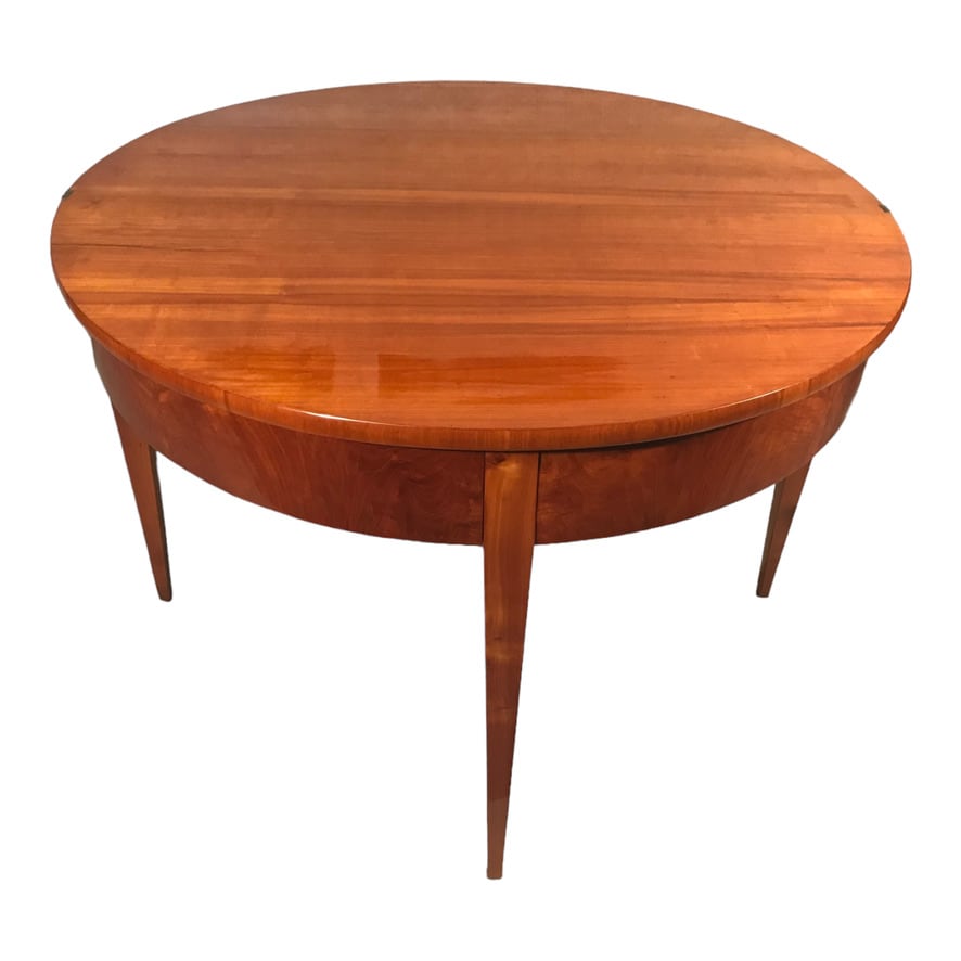 Biedermeier Demi-Lune Table, 1820 - Image 2