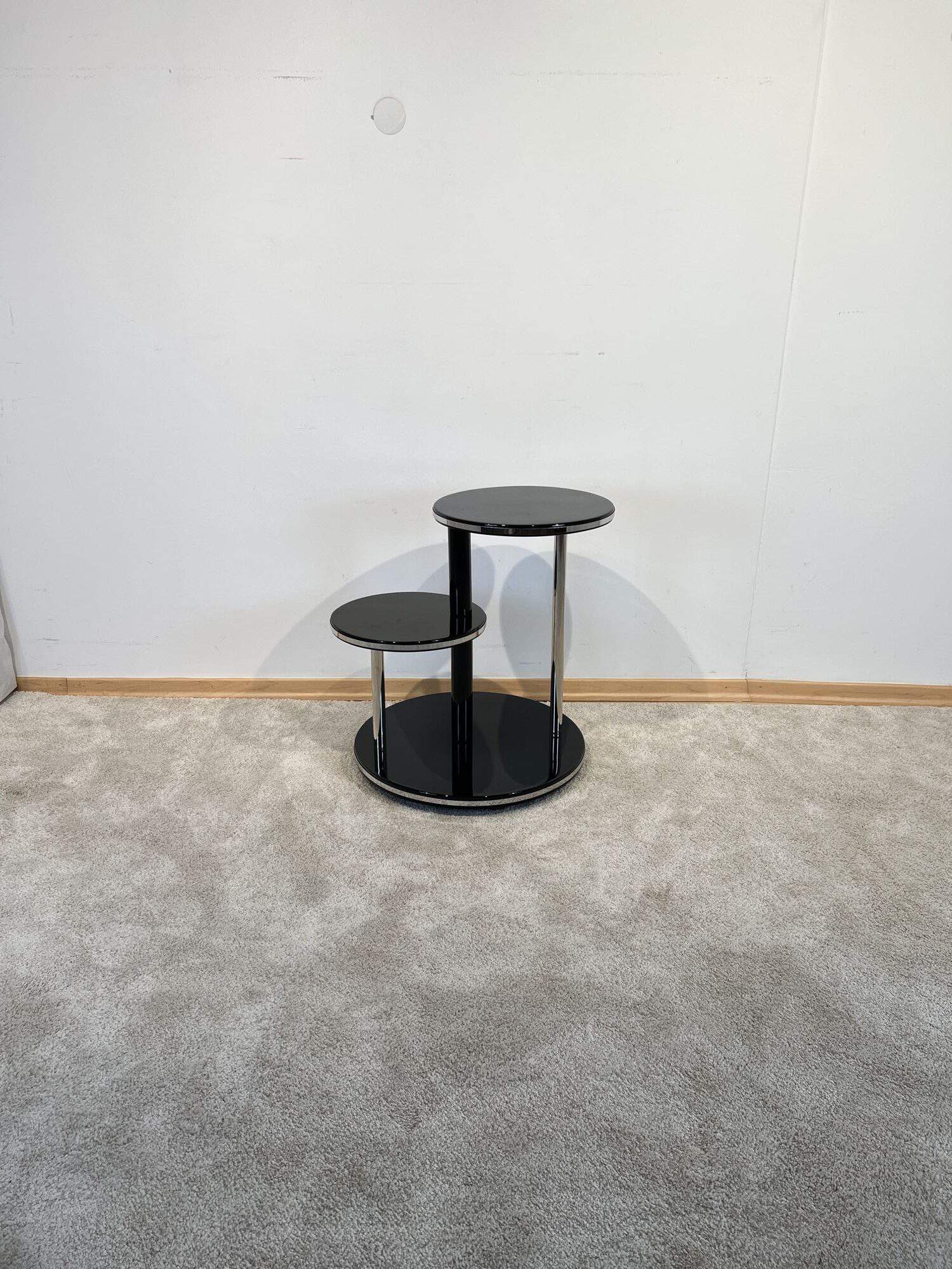 Art Deco Round Side Table - Front View - Styylish