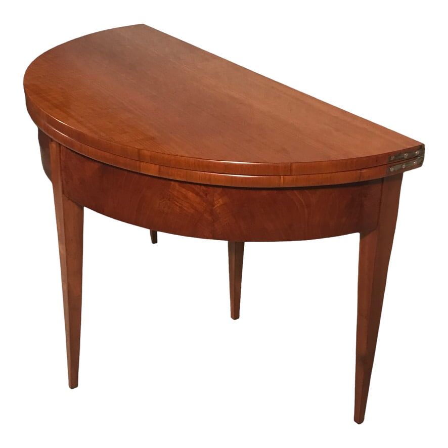 Biedermeier Demi-Lune Table, 1820 - Image 5