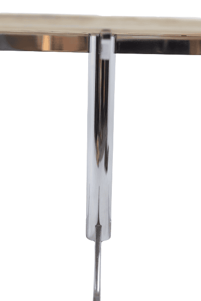 Florence Knoll Table in Marble - Chrome Detail - Styylish