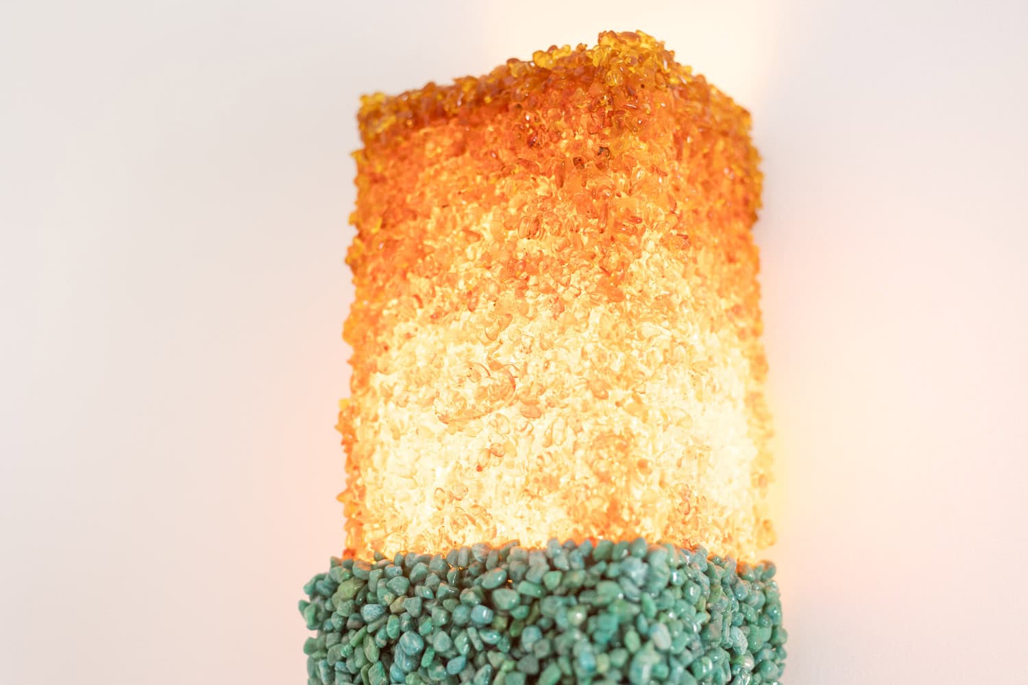 Amazonite Amber Wall Lights - Top - Styylish