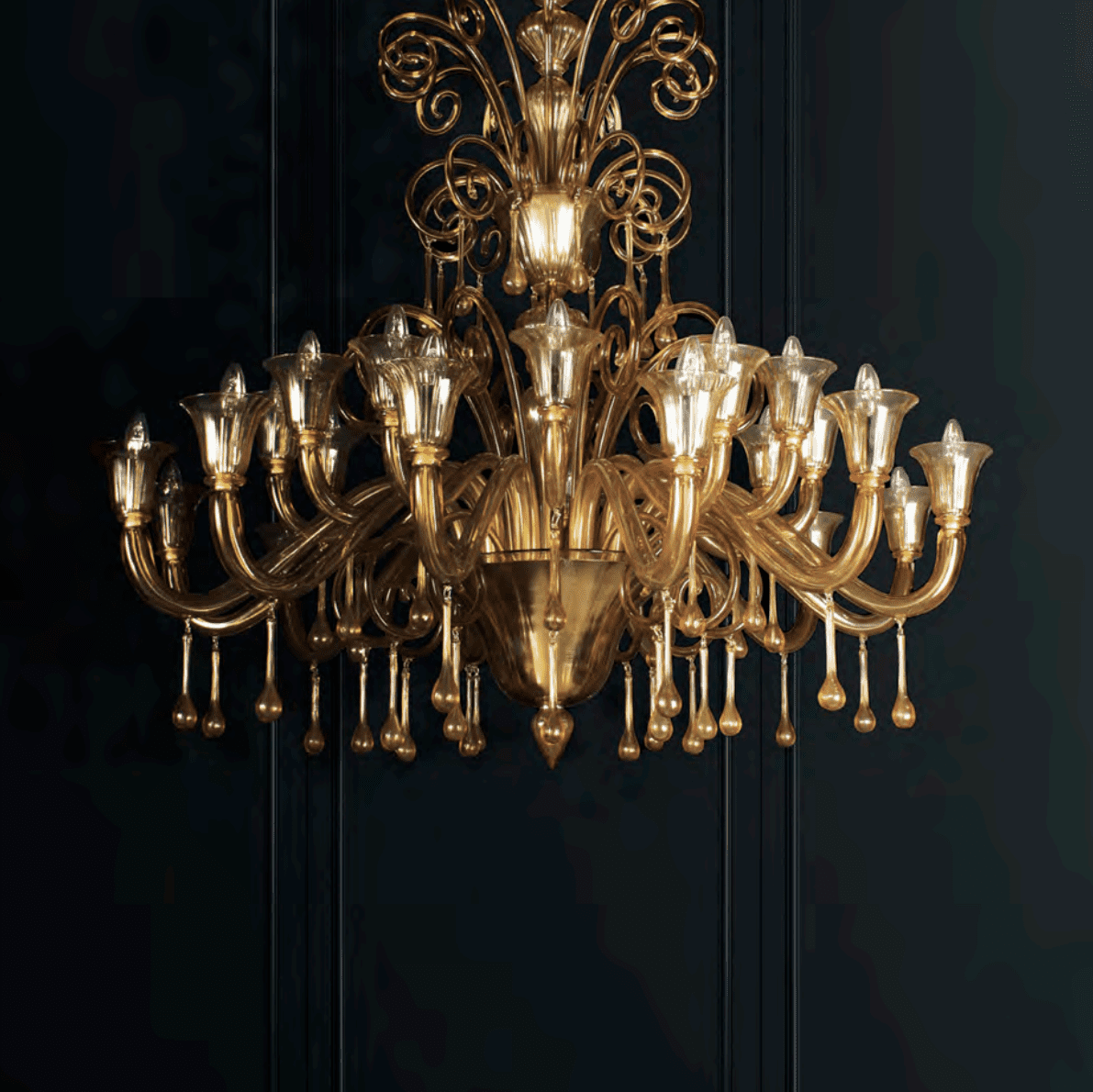 Barcellona Murano Glass Chandelier - Image 4
