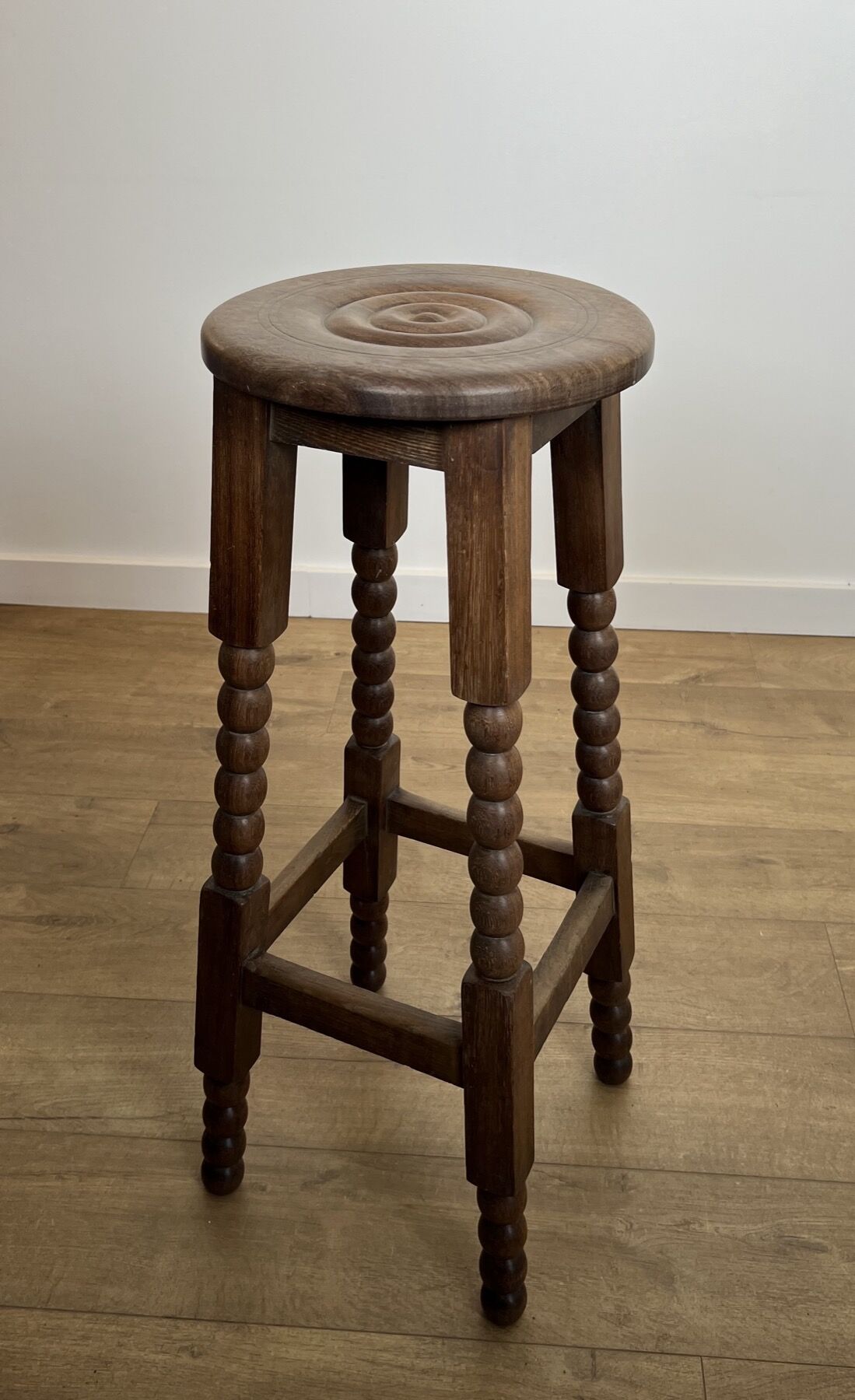 Charles Dudouyt Bar Stools, Set of Six, 1950 - Image 3