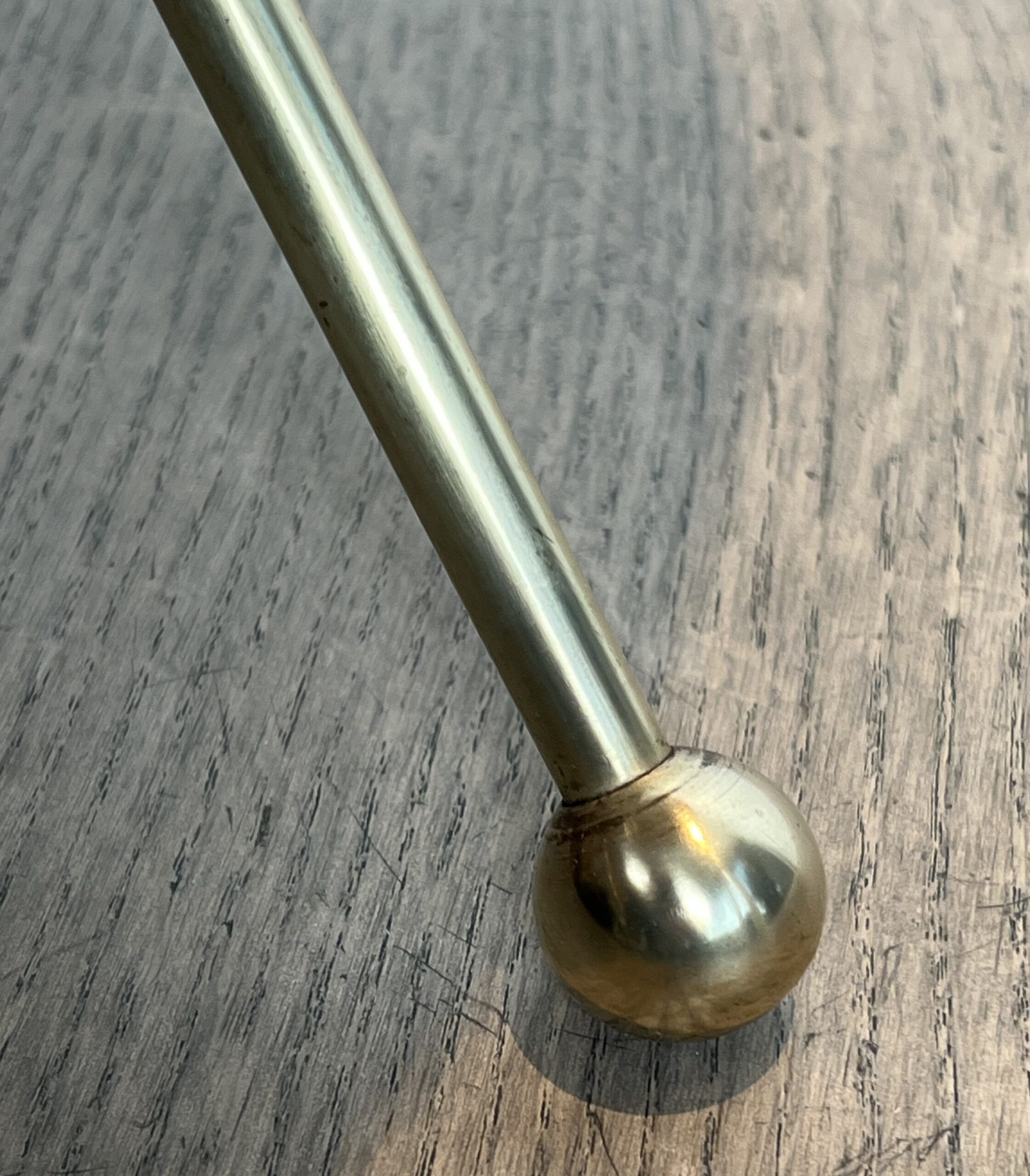 Round Brass "Compass" Side Table - Image 20