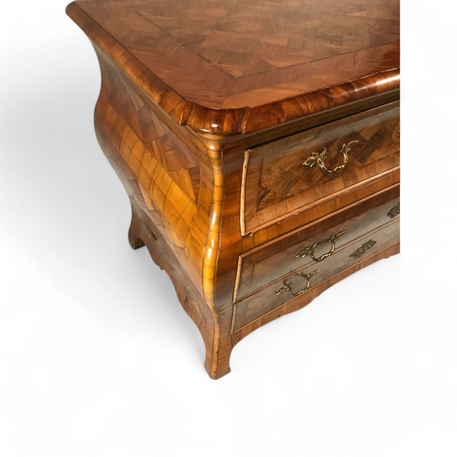 Antique German Baroque Chest of Drawers - Corner - Styylish