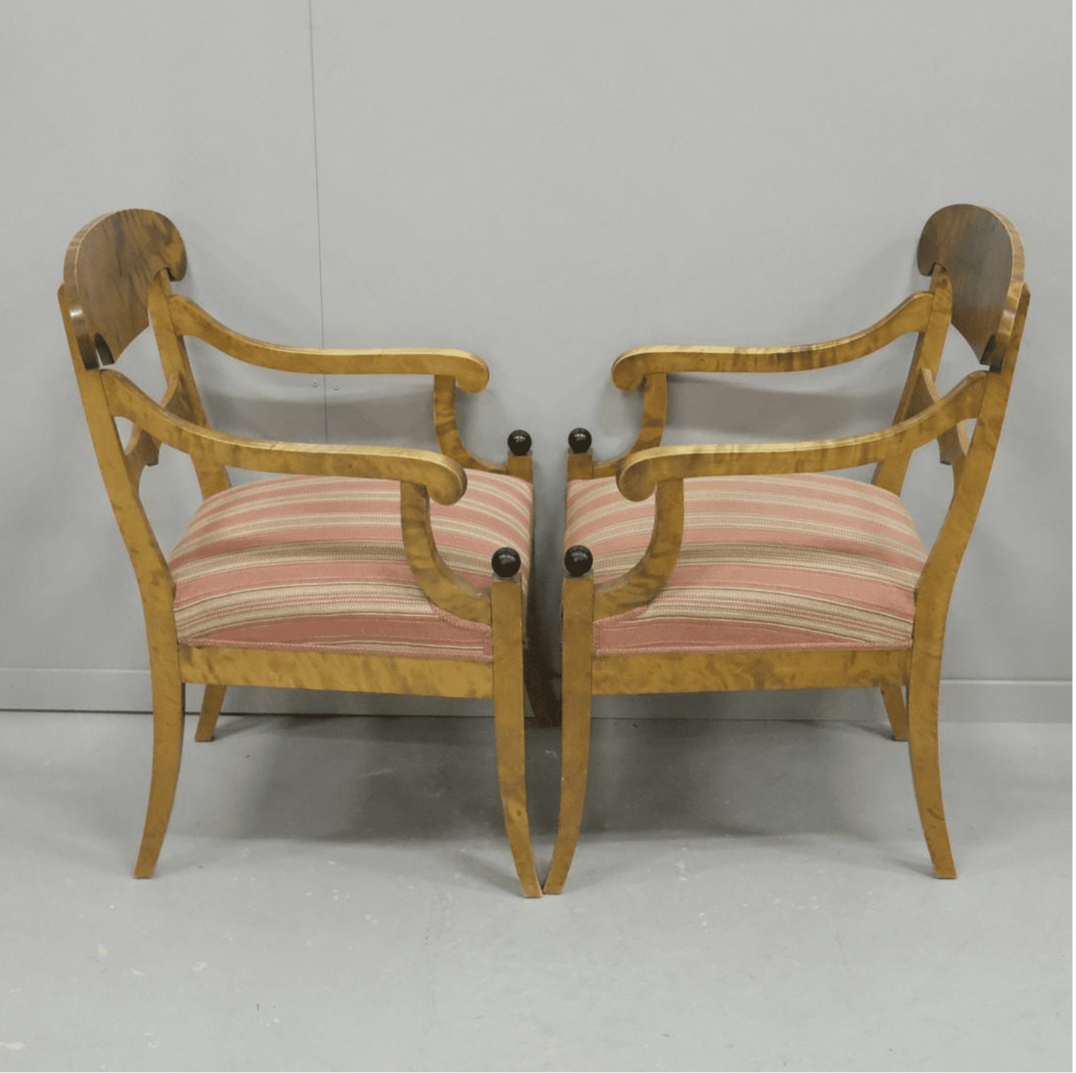 Swedish Biedermeier Carver Chairs - Side - Styylish