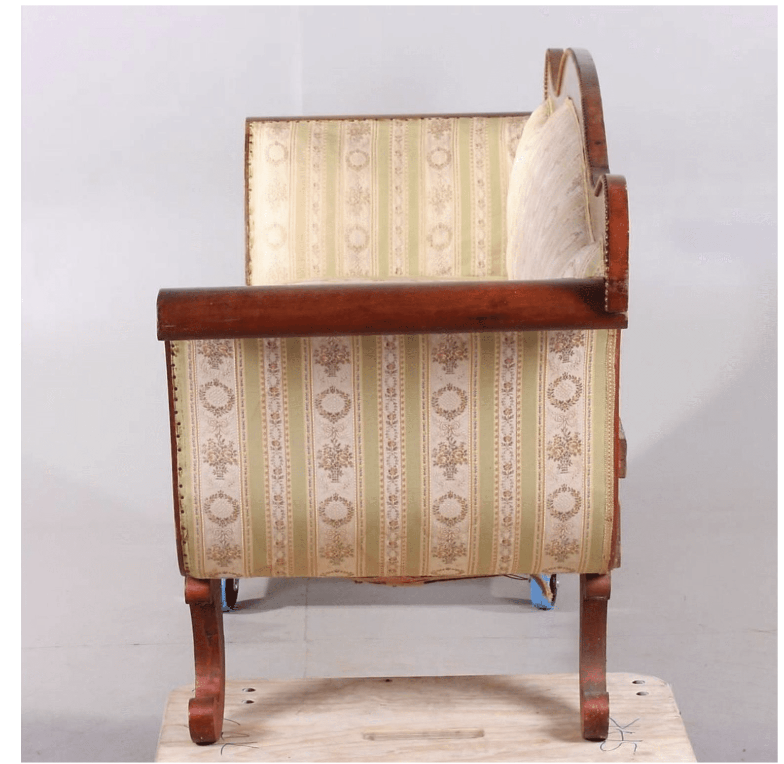 Antique Swedish Biedermeier Sofa - Side - Styylish