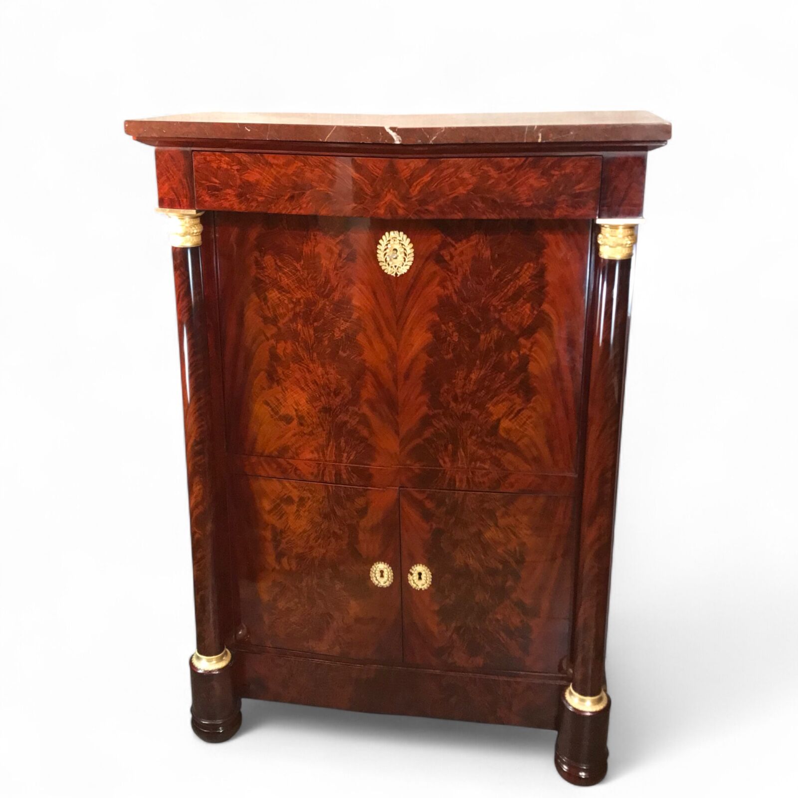 French Empire Secretary Desk - columns - Styylish