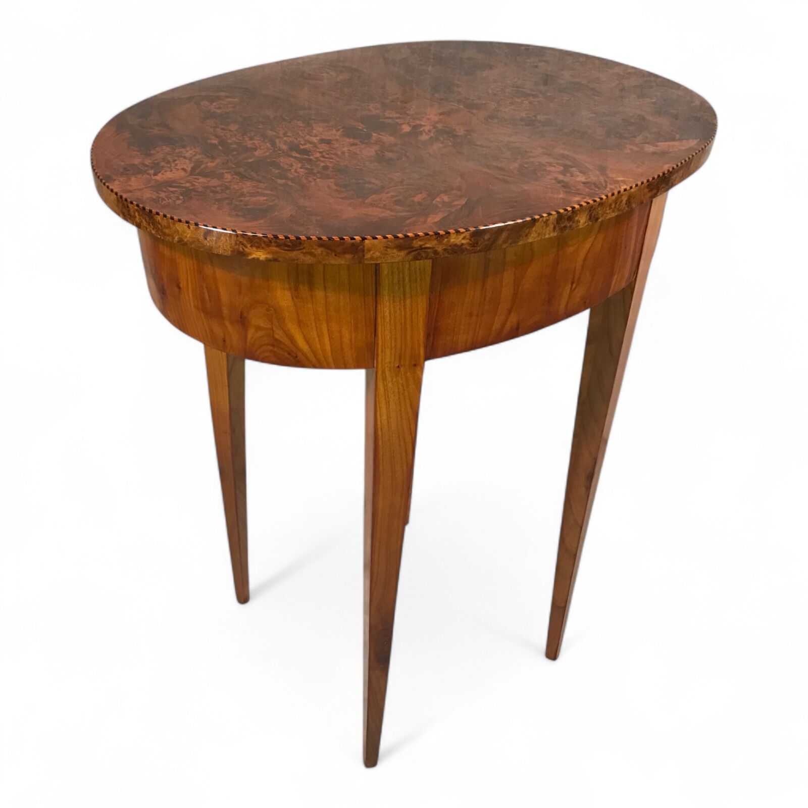 Oval Biedermeier Side Table - 3/4 - Styylish