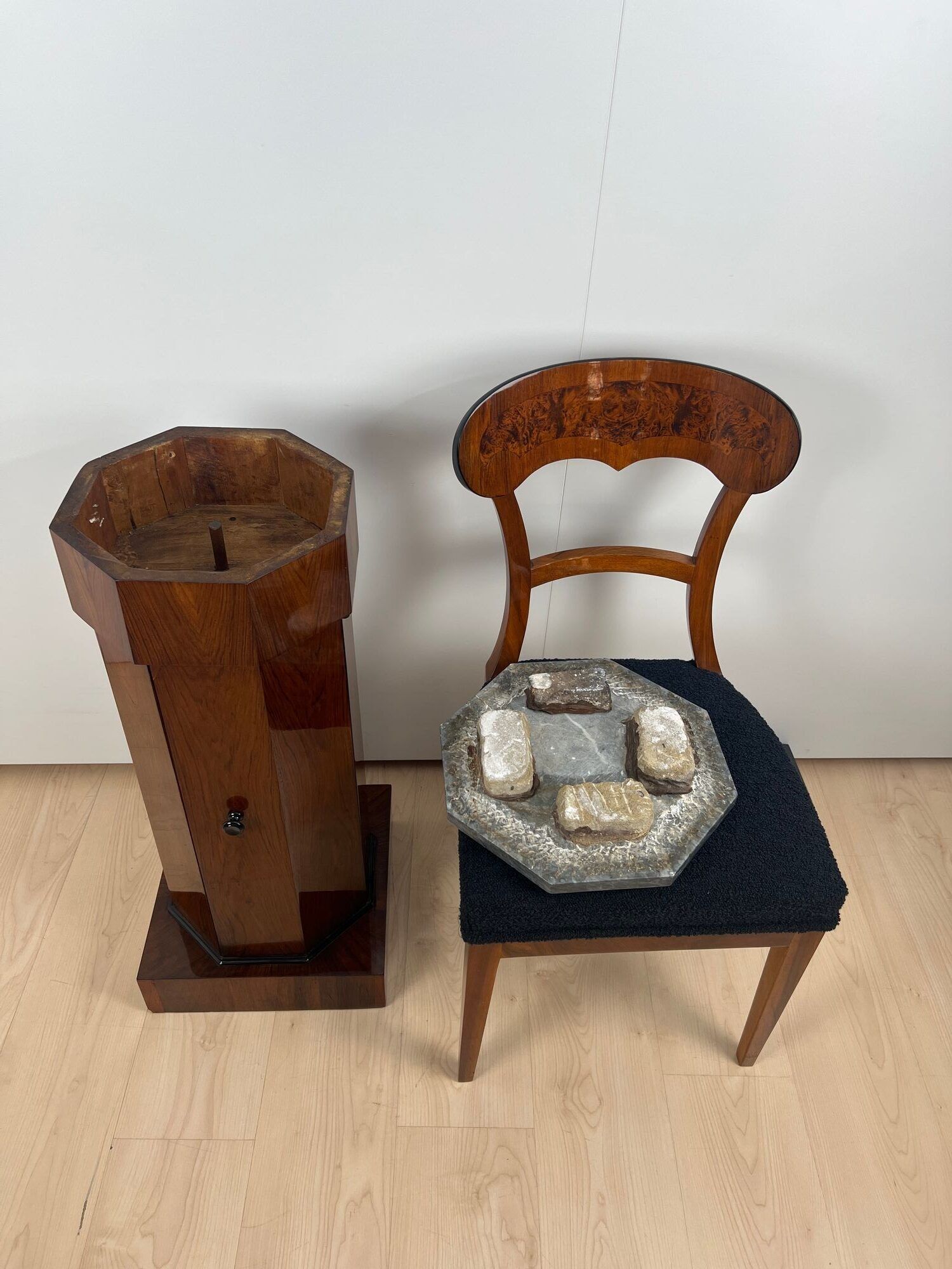 Biedermeier Drum Cabinet - top off - Styylish