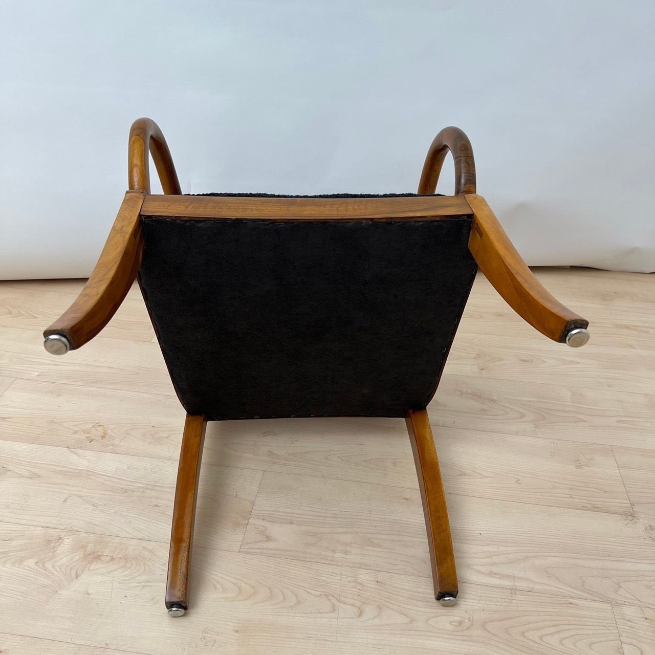 Biedermeier Walnut Armchair, South Germany circa 1835 - Image 17