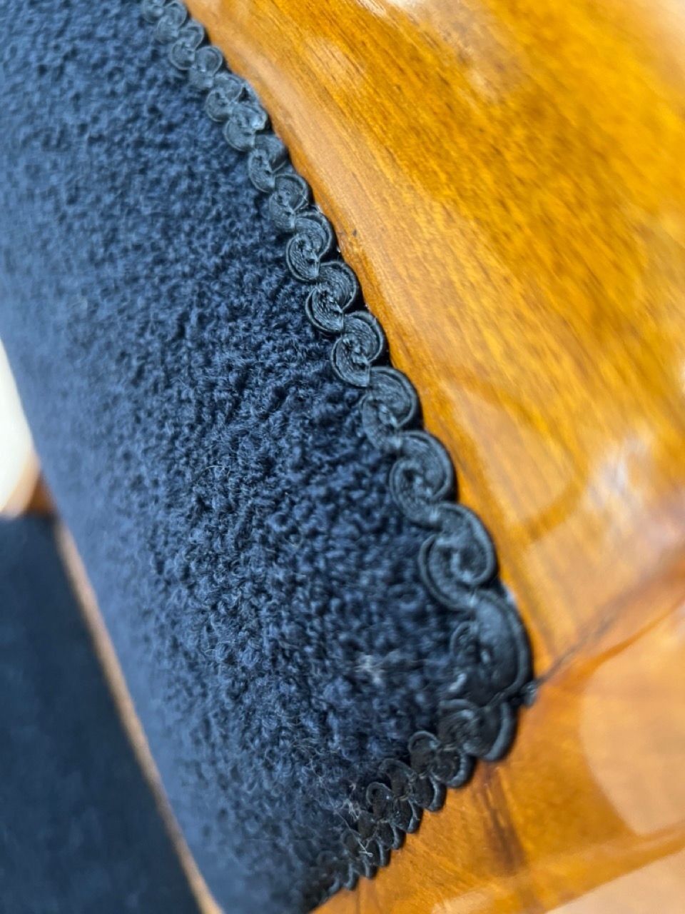 Biedermeier Walnut Armchair, South Germany circa 1835 - Image 19