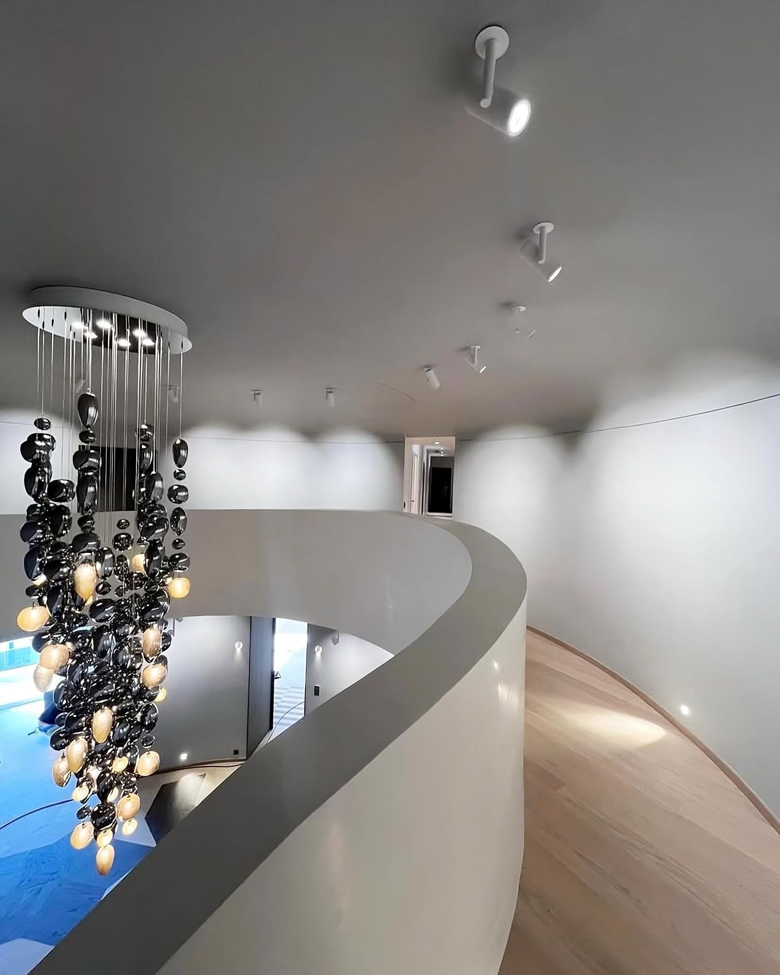 Glass Pendant Light, Made in France, Handblown - Image 6