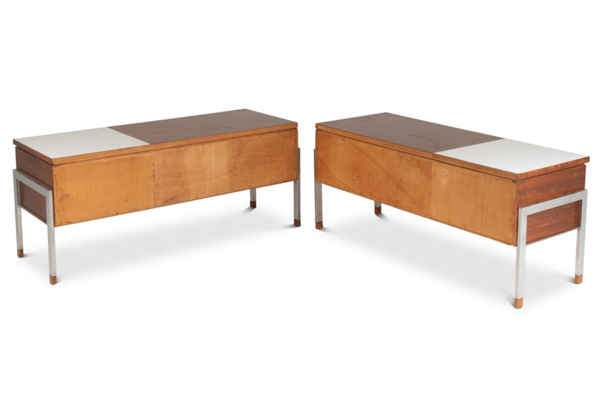 Pair of Teak Low Chests of Drawers, France 1960 - Image 2