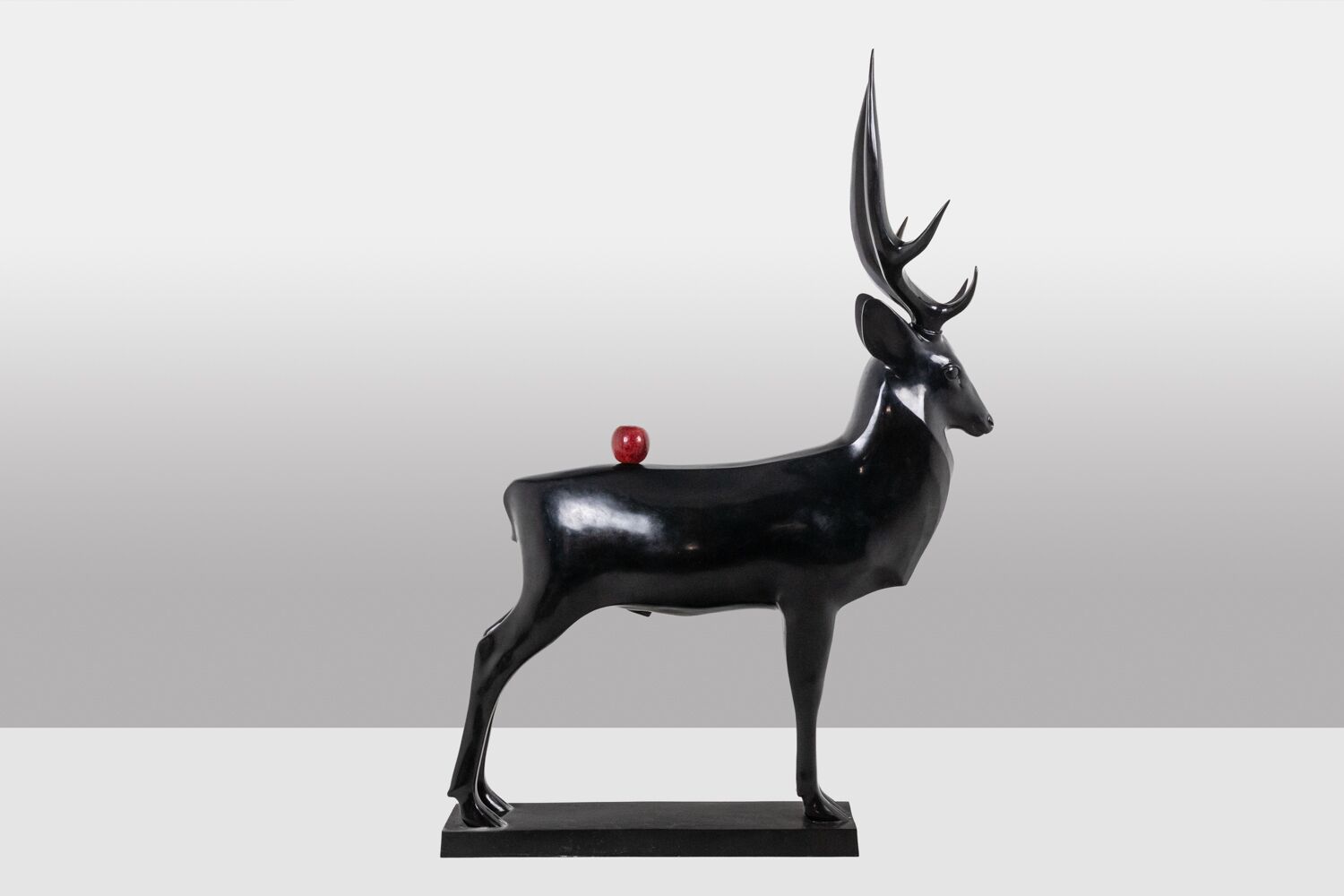 Life-Size Bronze Stag Sculpture, François Pompon, Print 2006 - Image 5