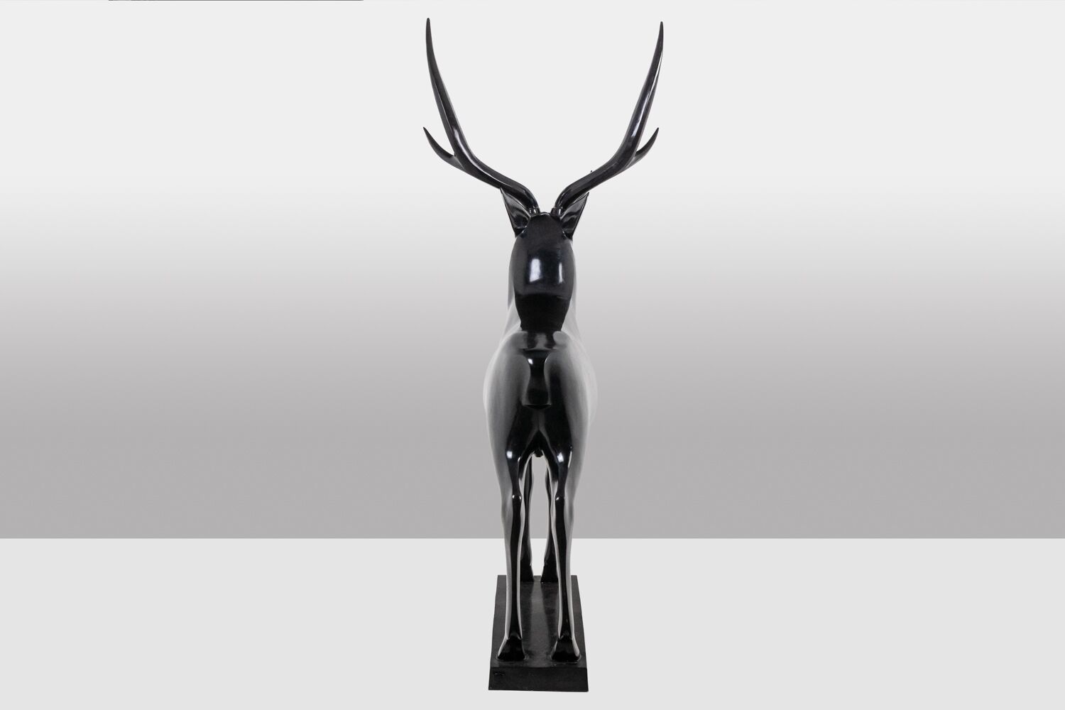 Life-Size Bronze Stag Sculpture, François Pompon, Print 2006 - Image 6