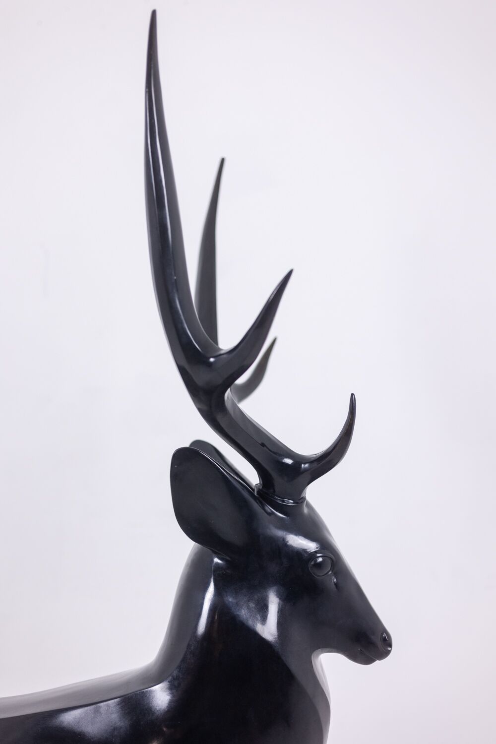 Life-Size Bronze Stag Sculpture, François Pompon, Print 2006 - Image 10