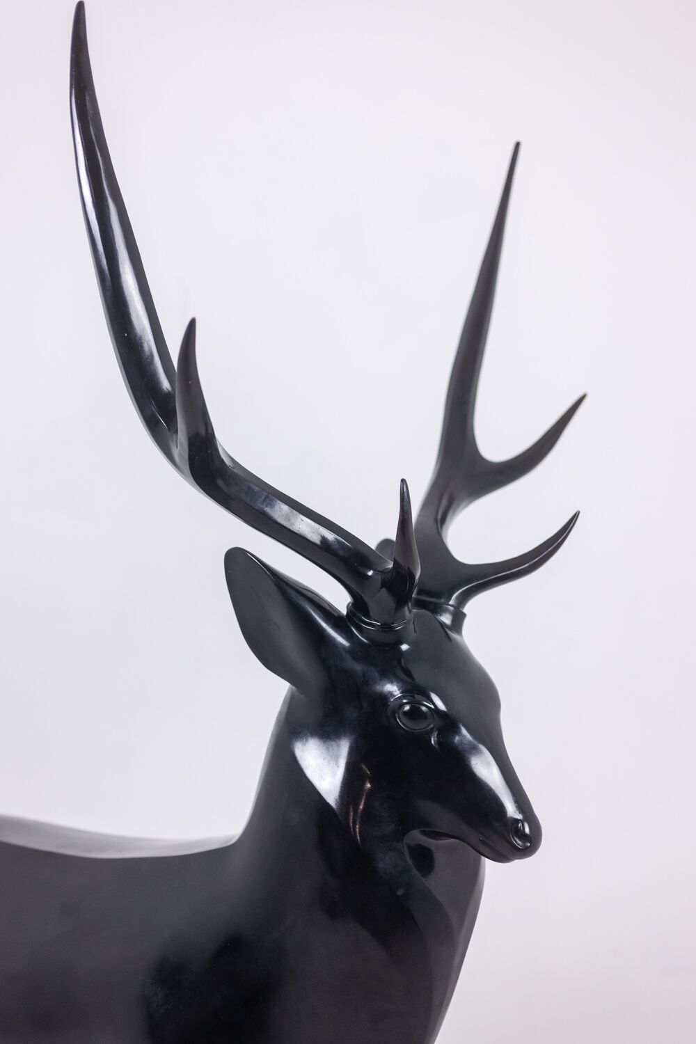 Life-Size Bronze Stag Sculpture, François Pompon, Print 2006 - Image 11